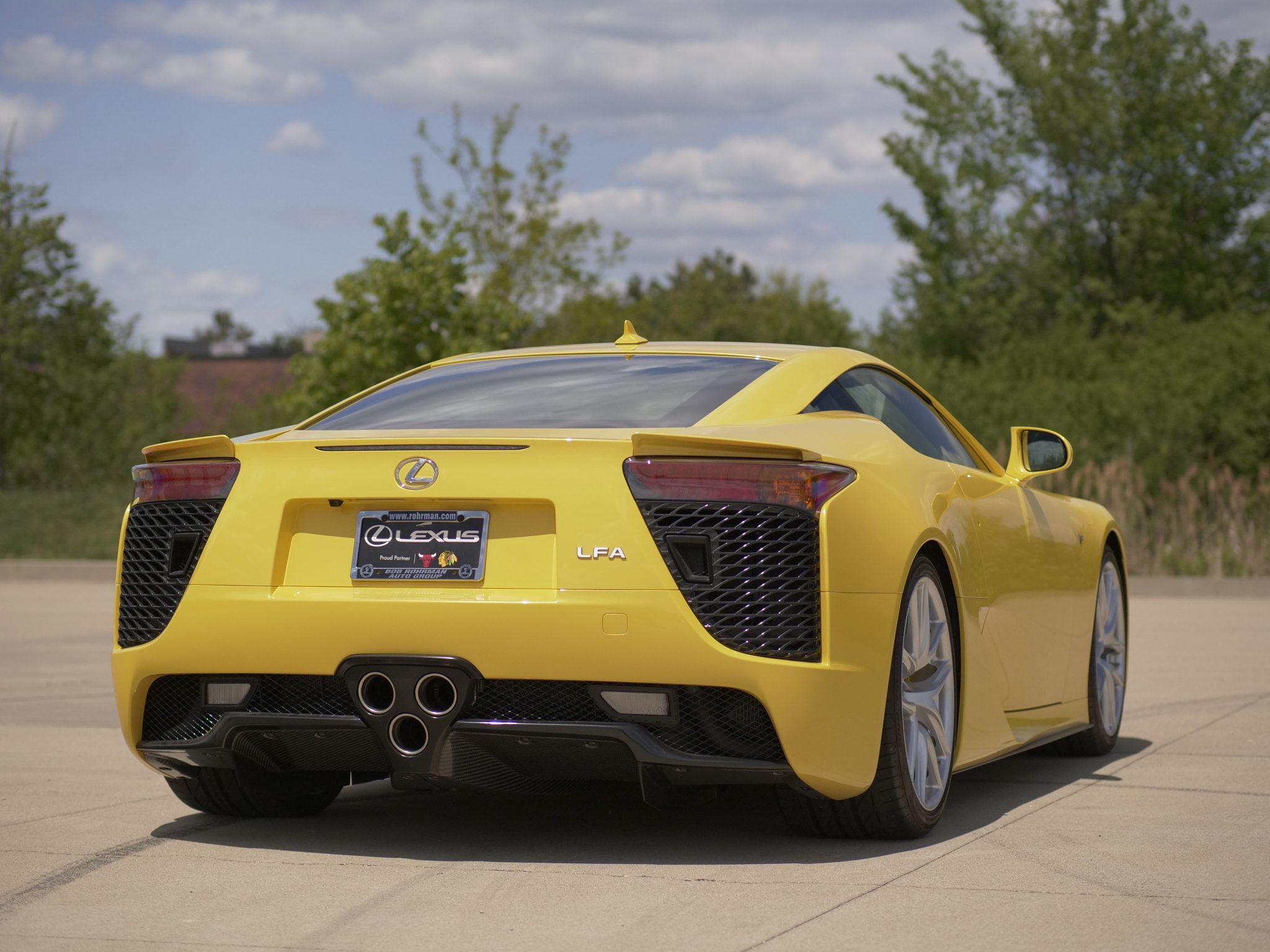 Pearl Yellow Lexus LFA Has Only Been Driven 72 Miles