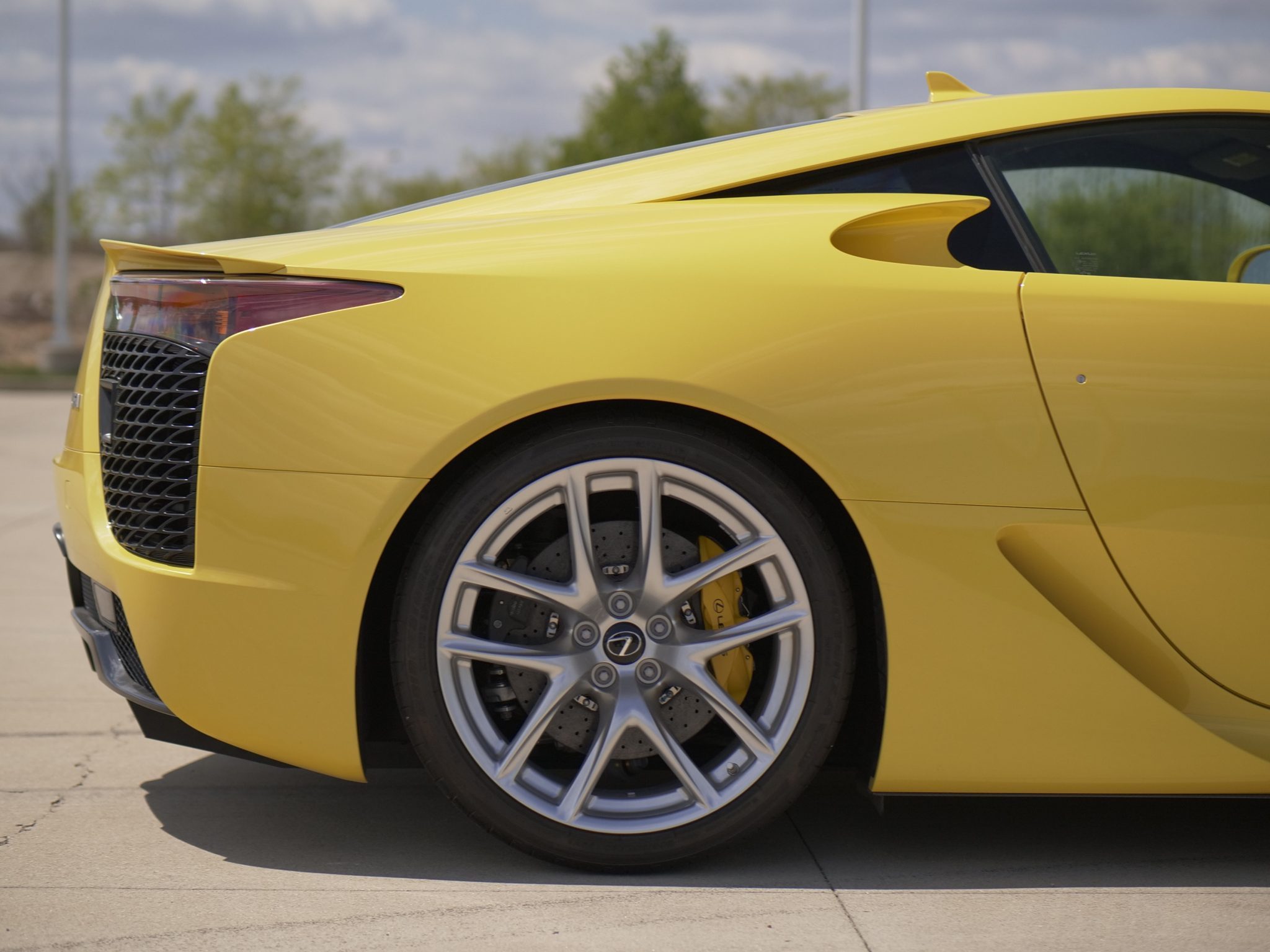 Pearl Yellow Lexus LFA Has Only Been Driven 72 Miles