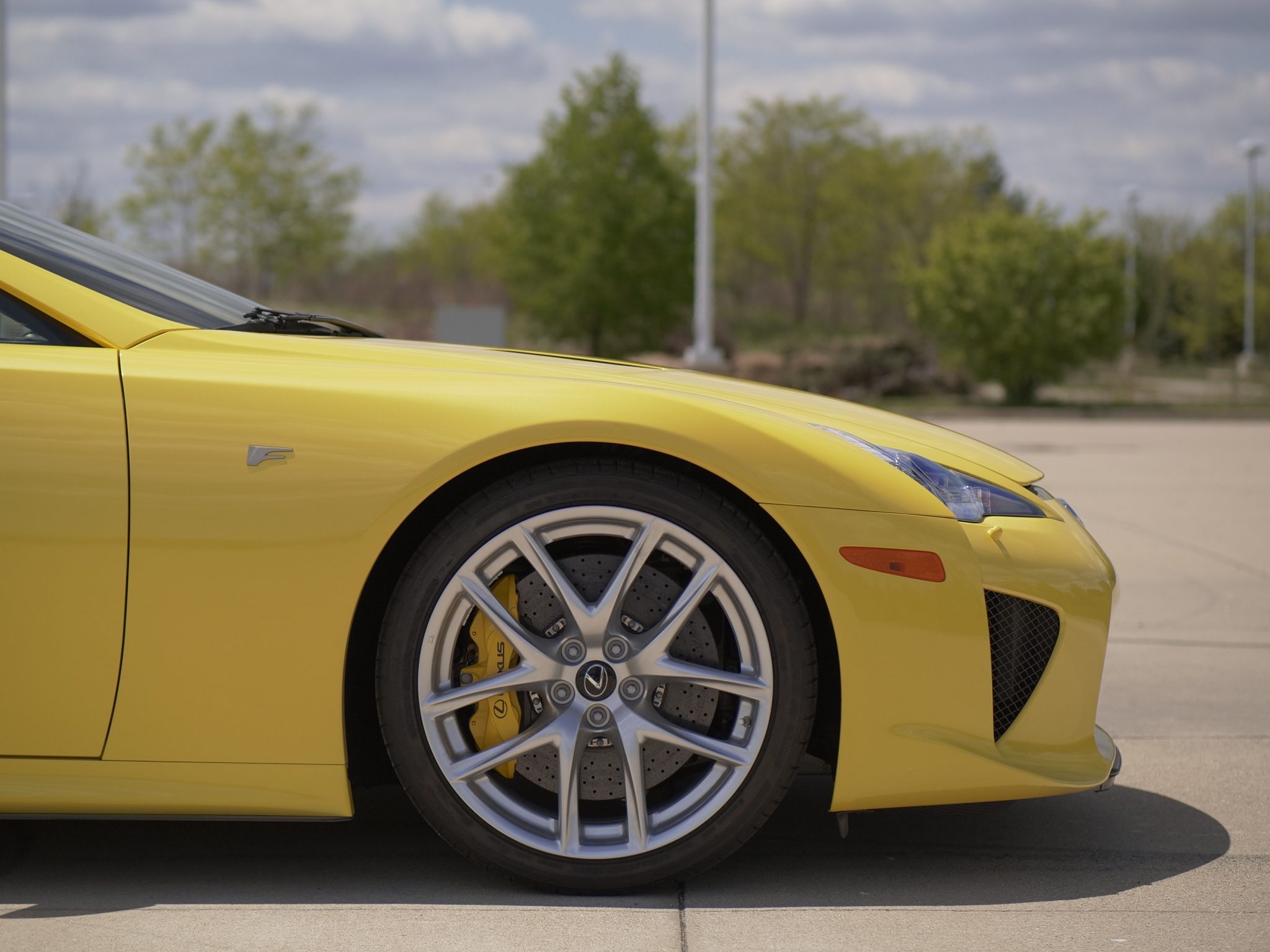 Pearl Yellow Lexus LFA Has Only Been Driven 72 Miles