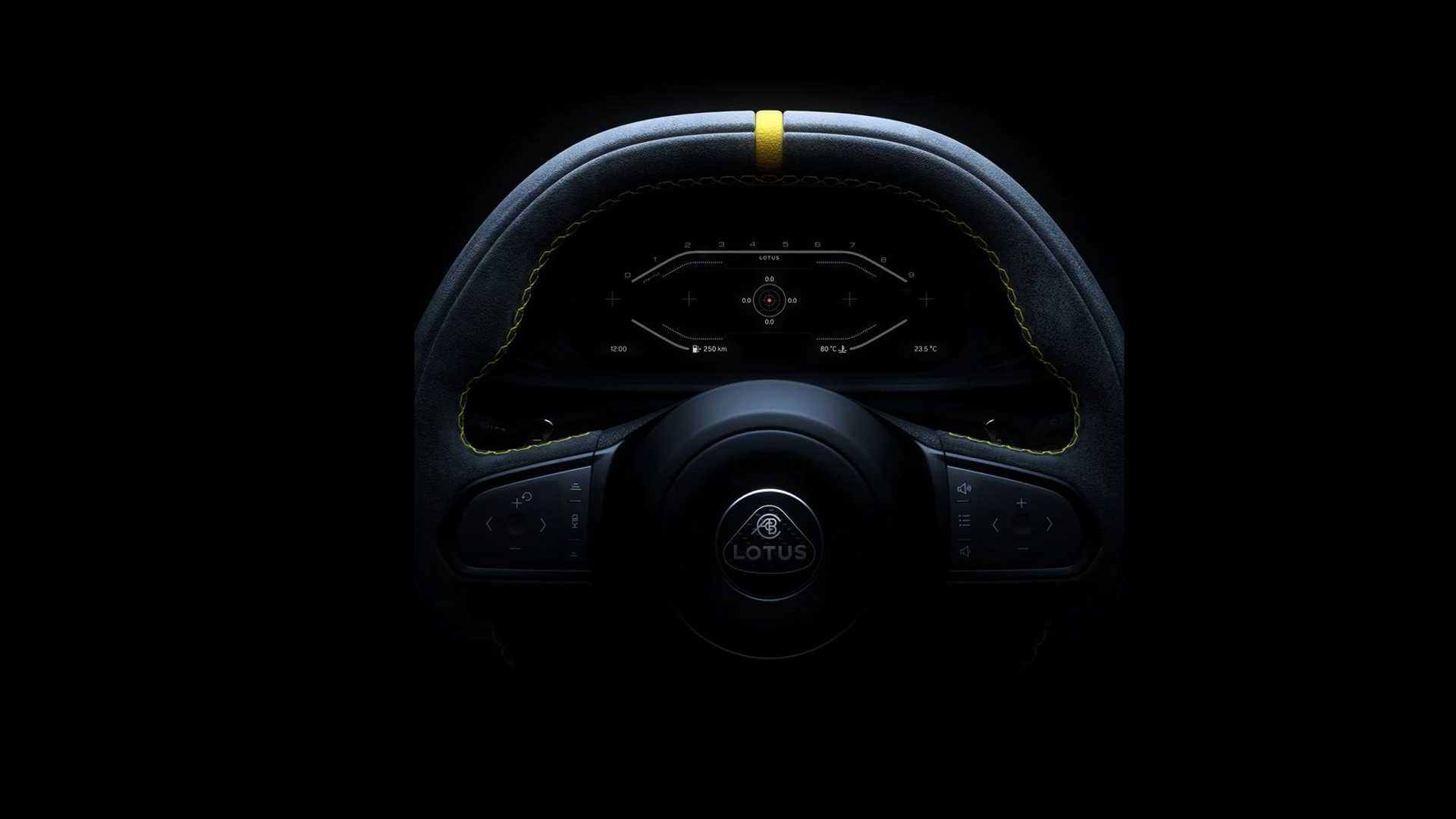 Lotus Previews The Digital Dash Of 2022 Emira Sports Car