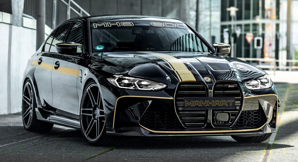  Manhart’s MH3 600 Is A BMW M3 Competition With A Lick Of Gold And 626 HP