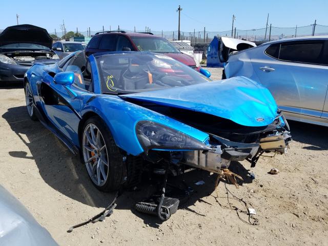 This Crashed McLaren 600LT Spider Is In A Very Sorry State