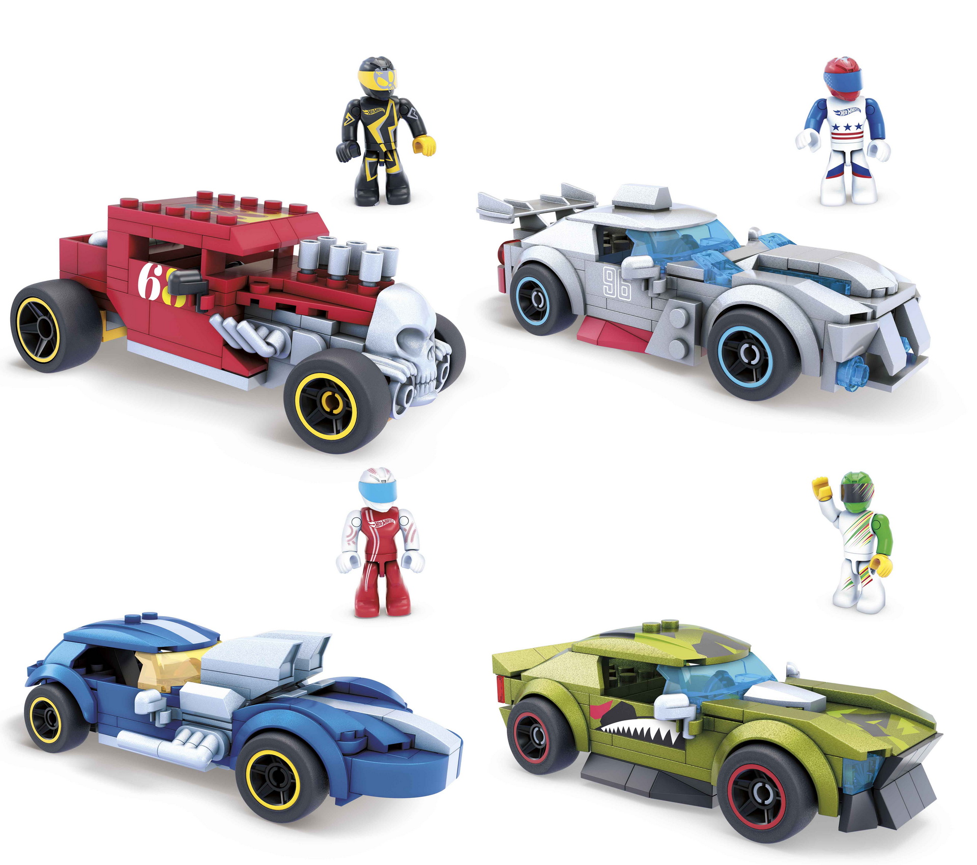 Hot Wheels Teams With Mega Construx For Set Of Buildable Models