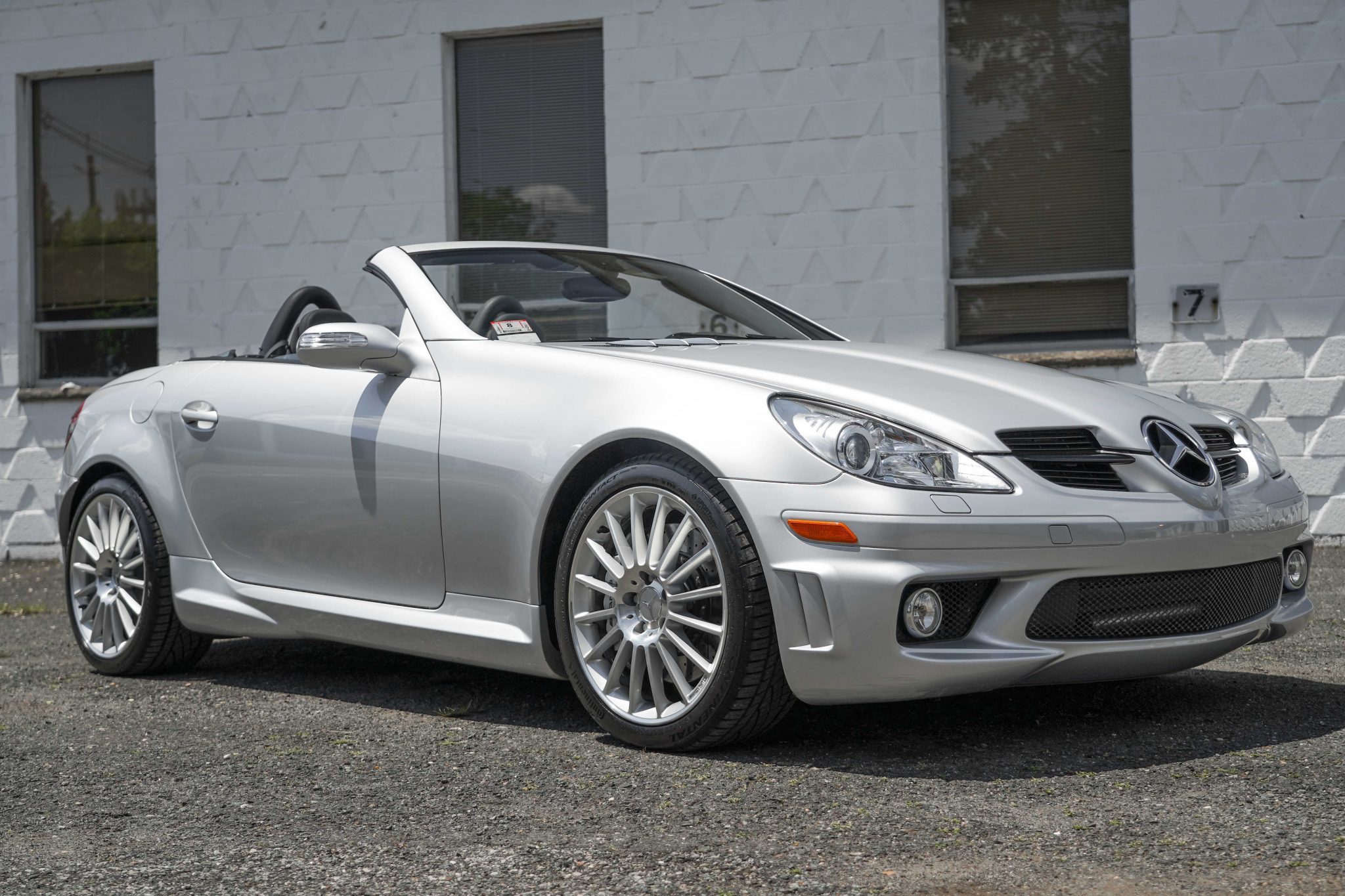 2005 Mercedes-Benz SLK55 AMG Is A Compact Roadster That Carries A Big V8 Stick