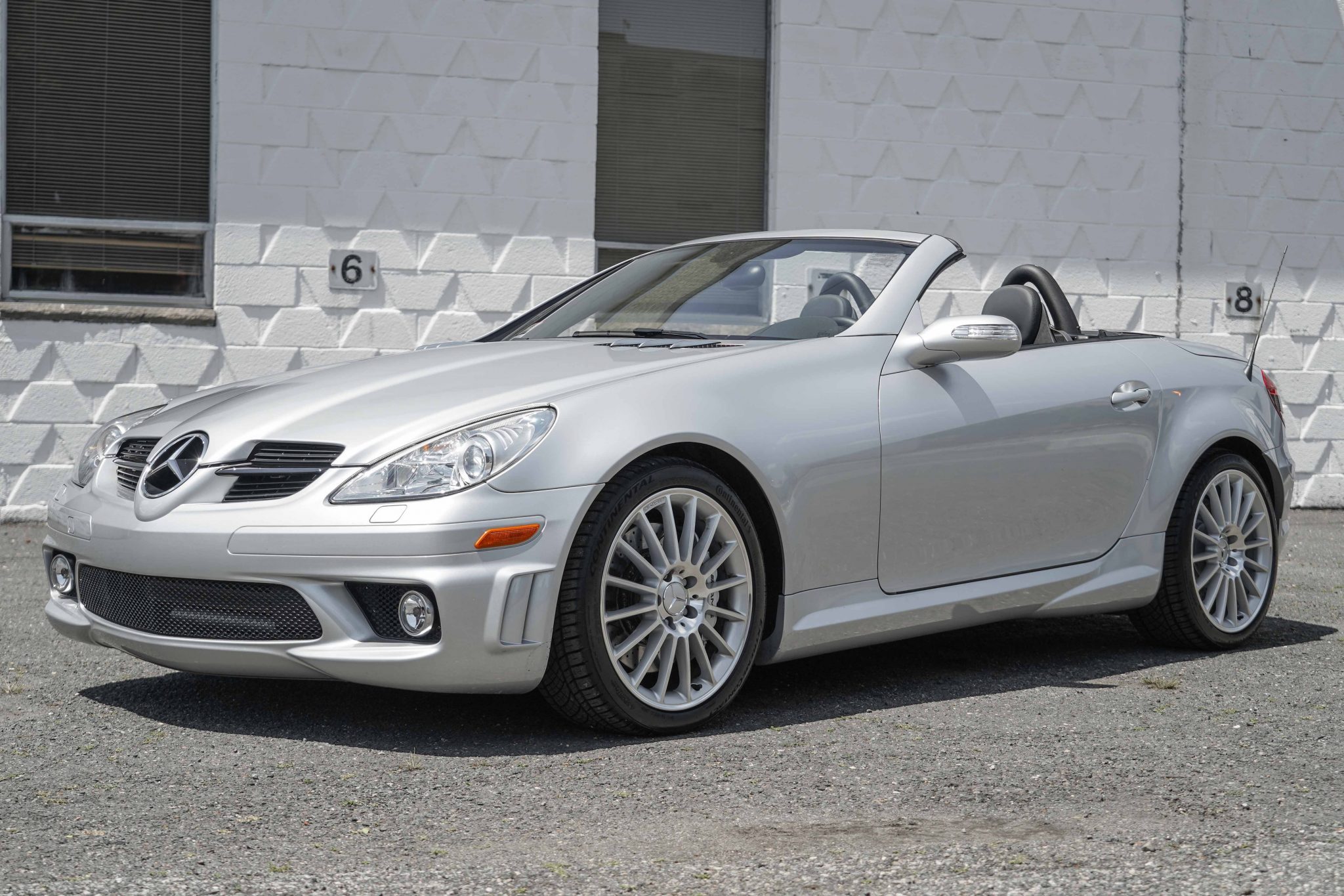 2005 Mercedes-Benz SLK55 AMG Is A Compact Roadster That Carries A Big V8 Stick
