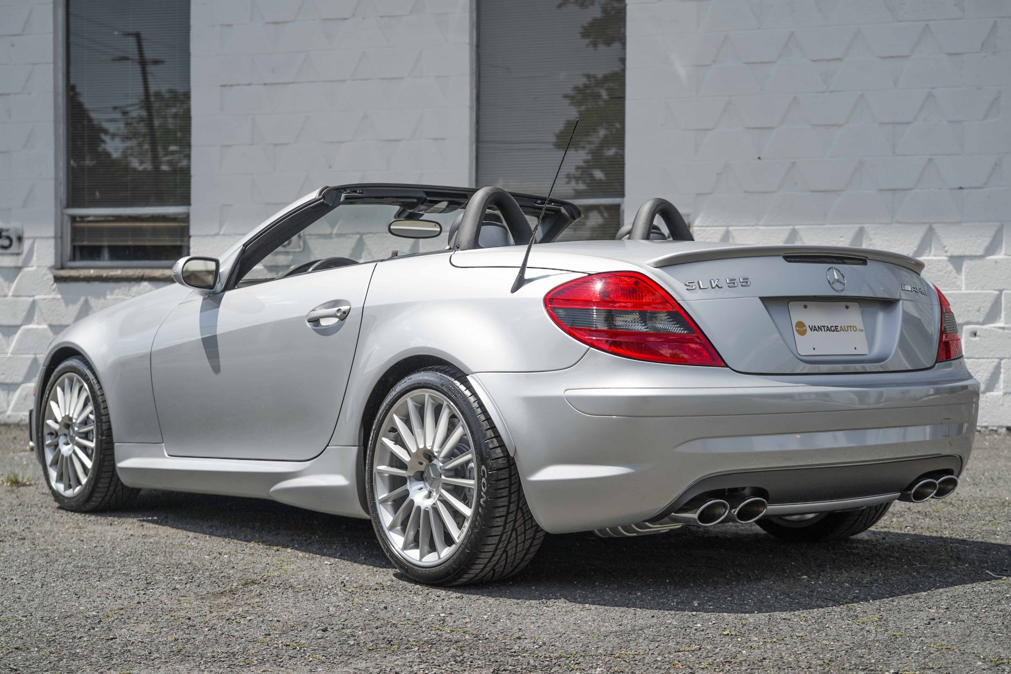 2005 Mercedes-Benz SLK55 AMG Is A Compact Roadster That Carries A Big V8 Stick