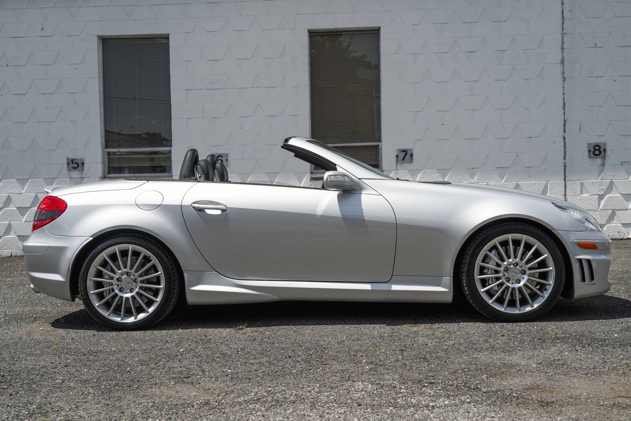 2005 Mercedes-Benz SLK55 AMG Is A Compact Roadster That Carries A Big V8 Stick