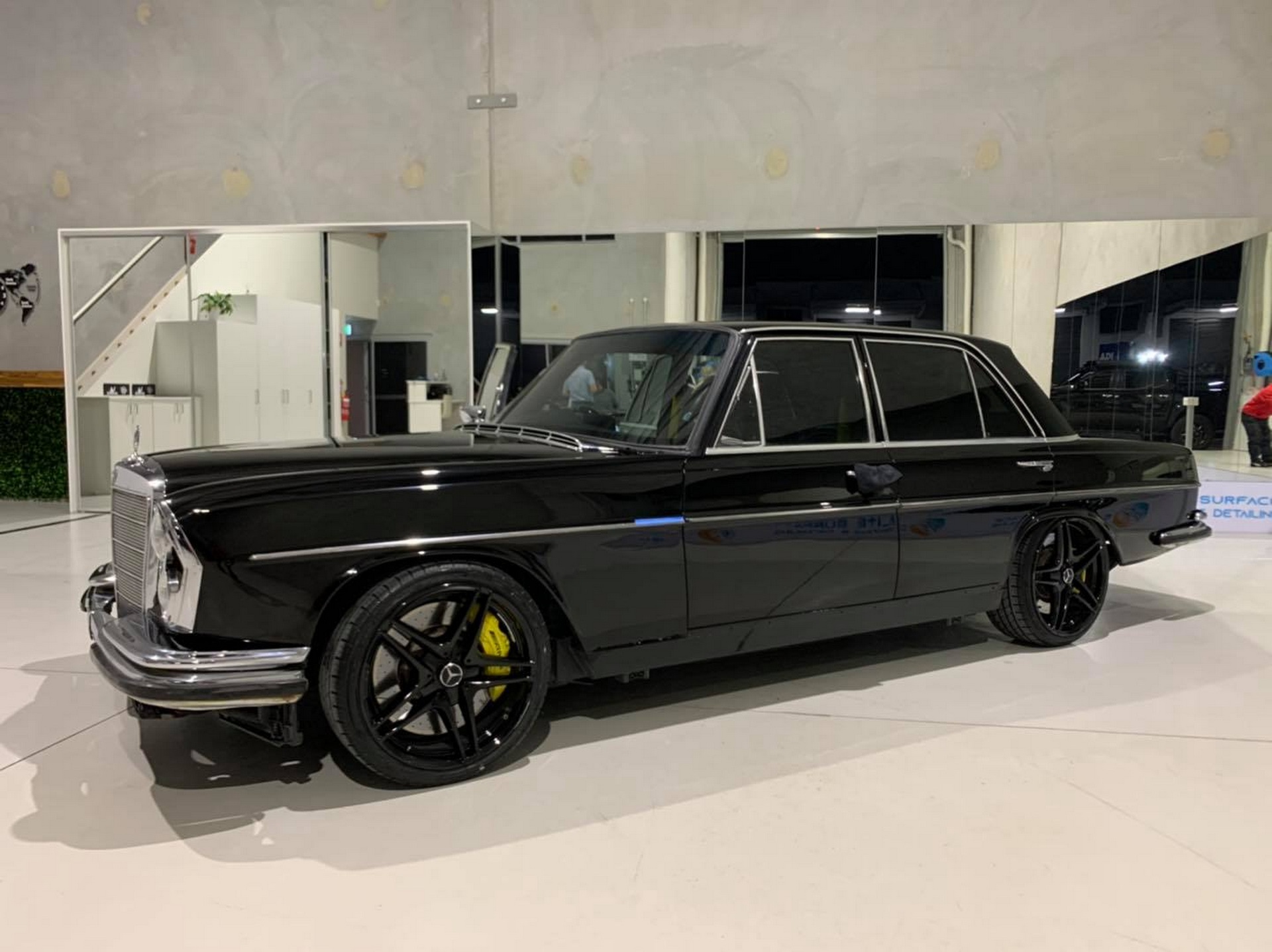 Tire-Shredding 1968 Mercedes-Benz W108 Restomod Has 2017 AMG C63 Heart And Interior