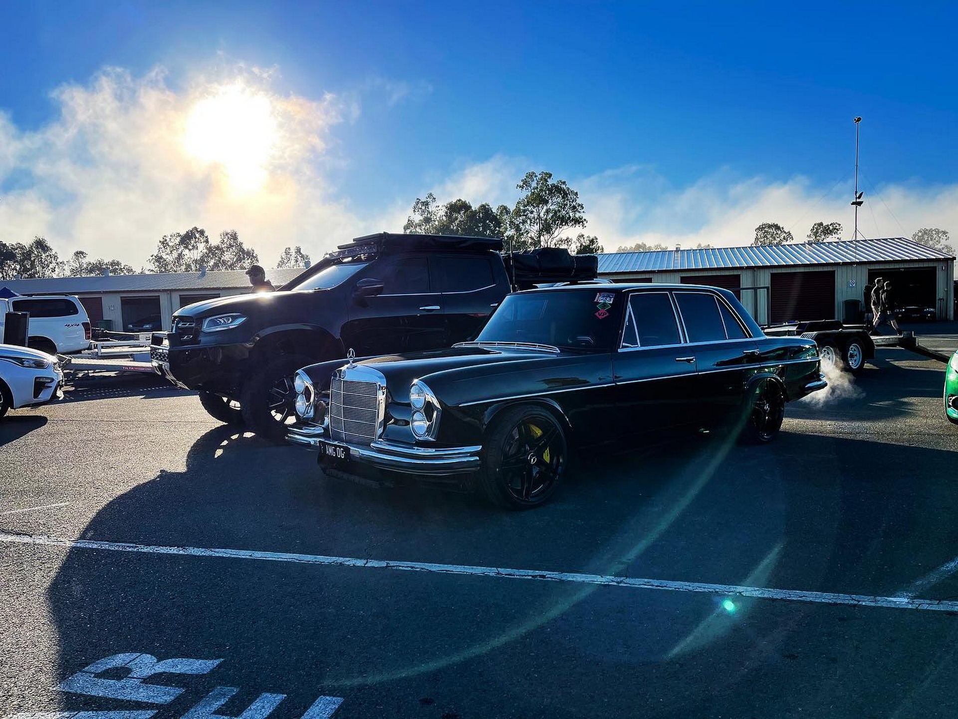 Tire-Shredding 1968 Mercedes-Benz W108 Restomod Has 2017 AMG C63 Heart And Interior