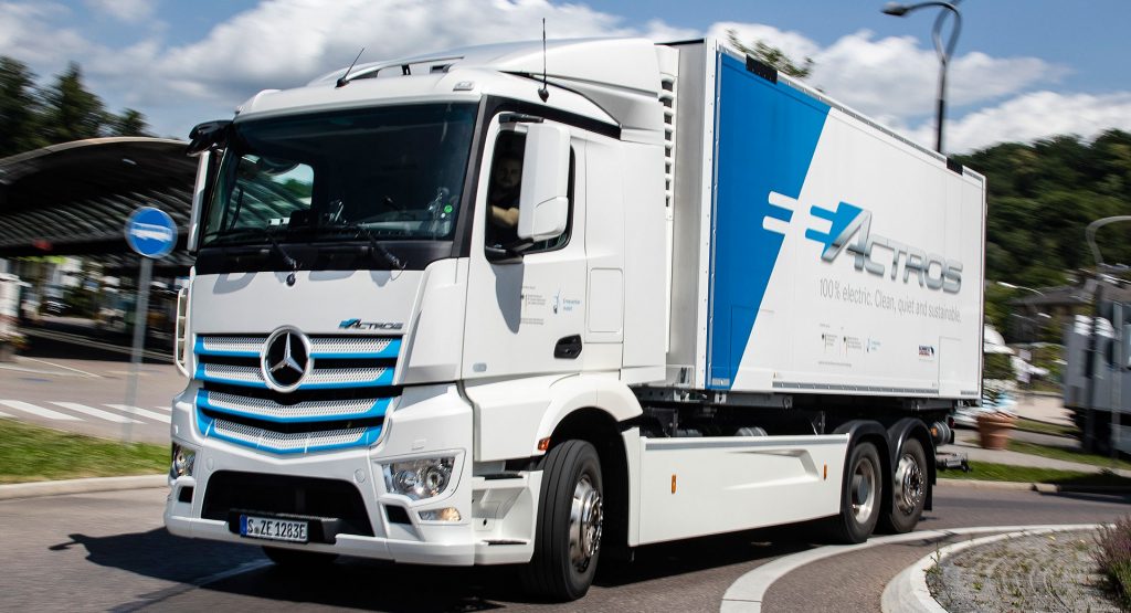  Electric Mercedes eActros Debuts June 30th, Goes Into Production Later This Year
