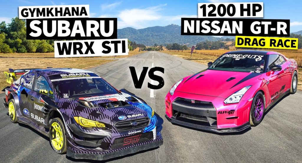  1,200 HP Nissan GT-R Is Too Quick For Travis Pastrana’s Subaru WRX STI