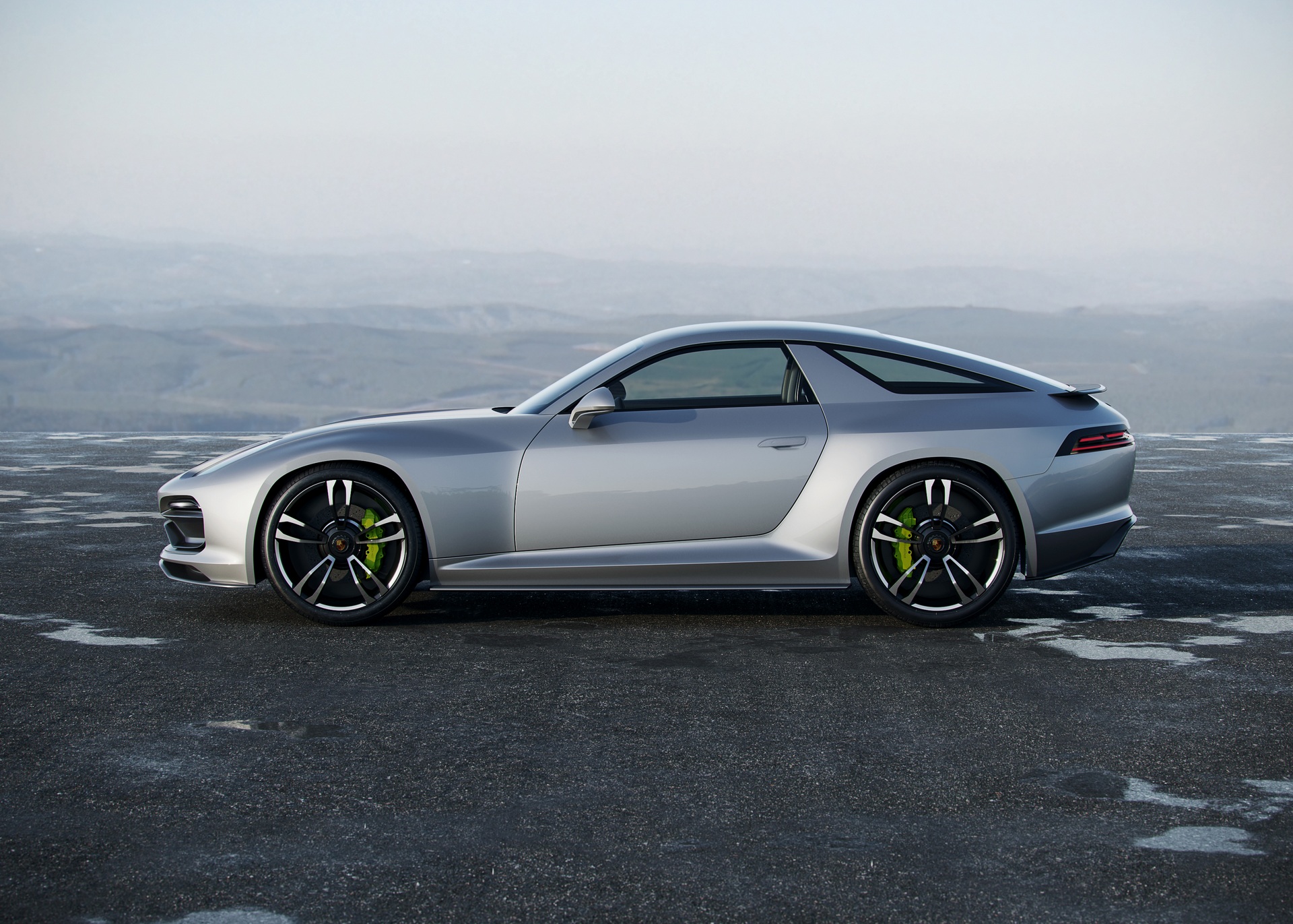 Porsche 928 Conceptualized As A Modern Electric Coupe For 2025 By Independent Designer