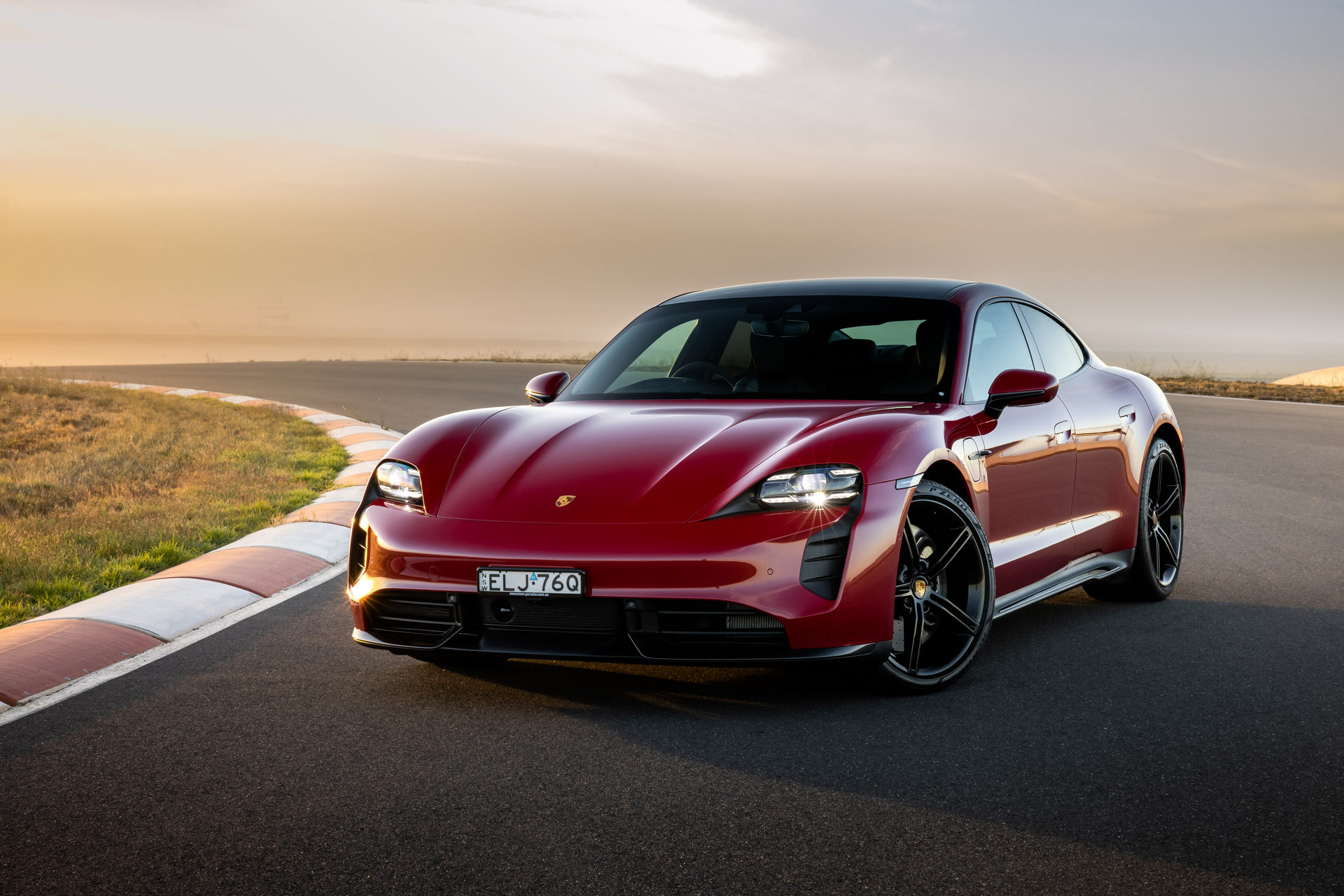 Porsche Taycan Turbo S Sets EV Lap Record At Aussie Track