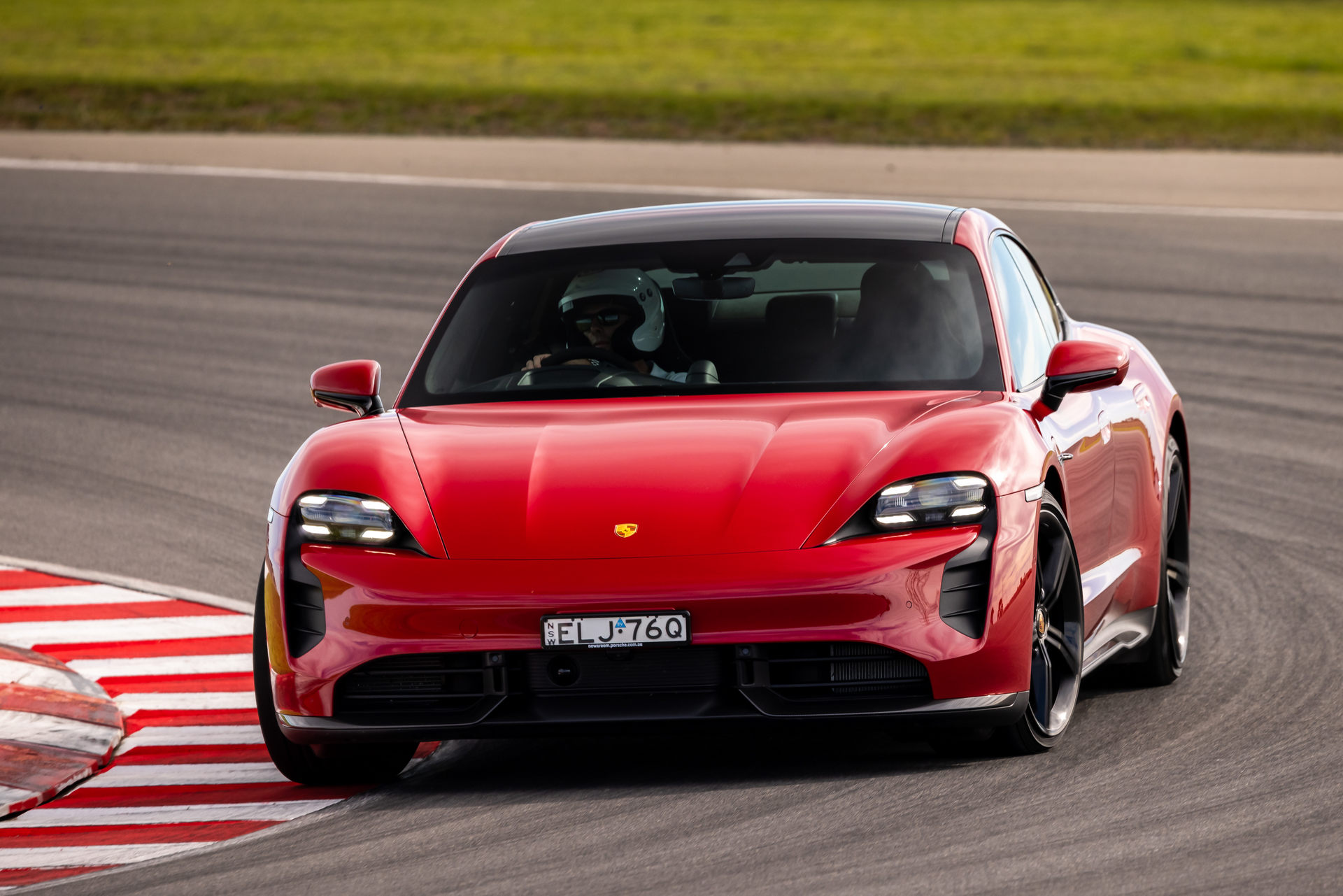 Porsche Taycan Turbo S Sets EV Lap Record At Aussie Track