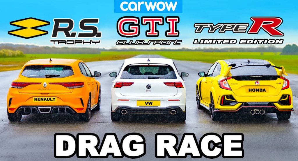  Civic Type R Vs. Golf GTI Clubsport vs Megane RS Trophy: Which Is The Fastest Hot Hatch?
