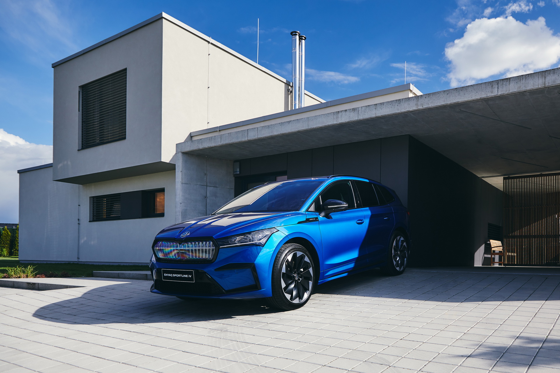 Skoda Enyaq Sportline iV 80x Revealed As The Most Powerful Member Of The Range