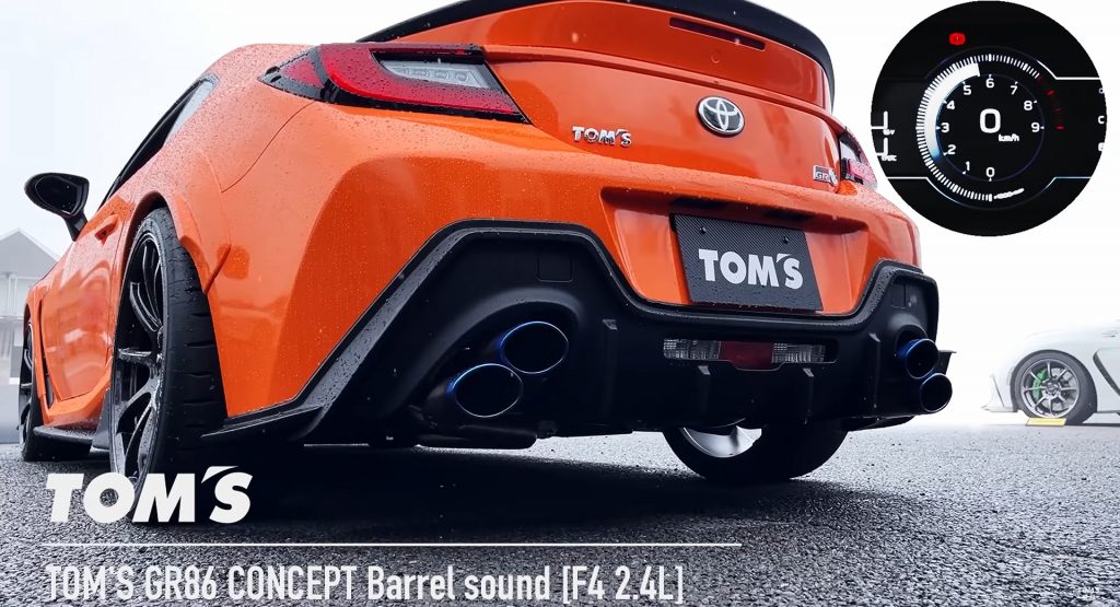  TOM’s Racing Toyota GR 86 Concept Sounds Delightfully Devilish With New Exhaust