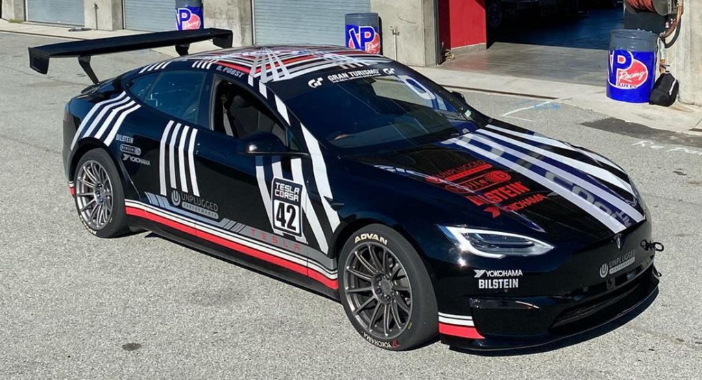  Randy Pobst Will Tackle Pikes Peak In Stripped-Out Tesla Model S Plaid