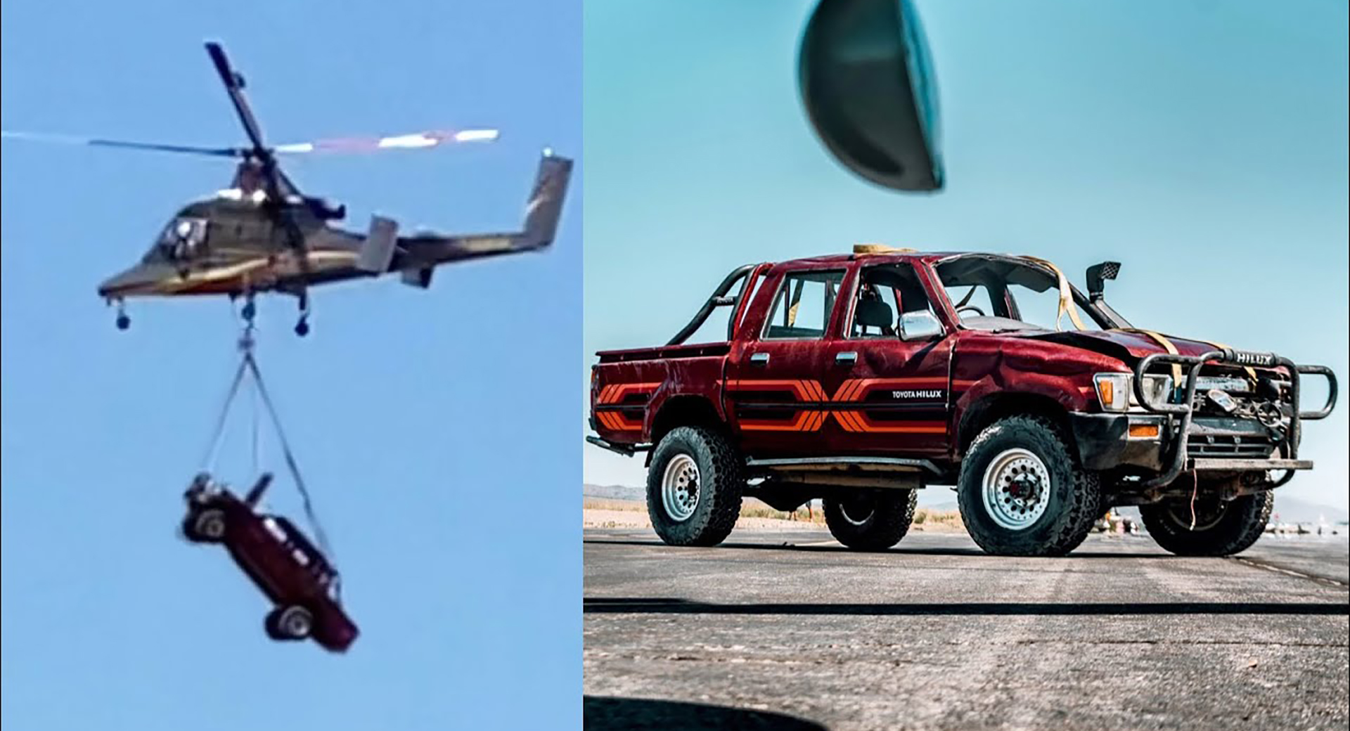 What Happens A Toyota Hilux When You Drop It From 10,000 Feet In Air? | Carscoops