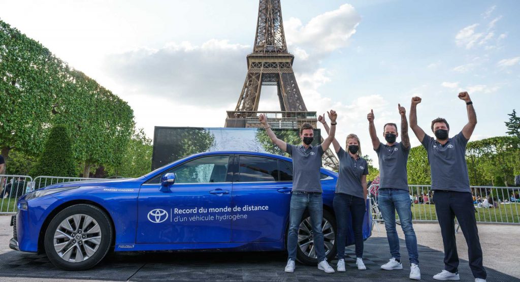  New Toyota Mirai Travels 623 Miles Or 1,000 km On A Tank Of Hydrogen, Setting New Record