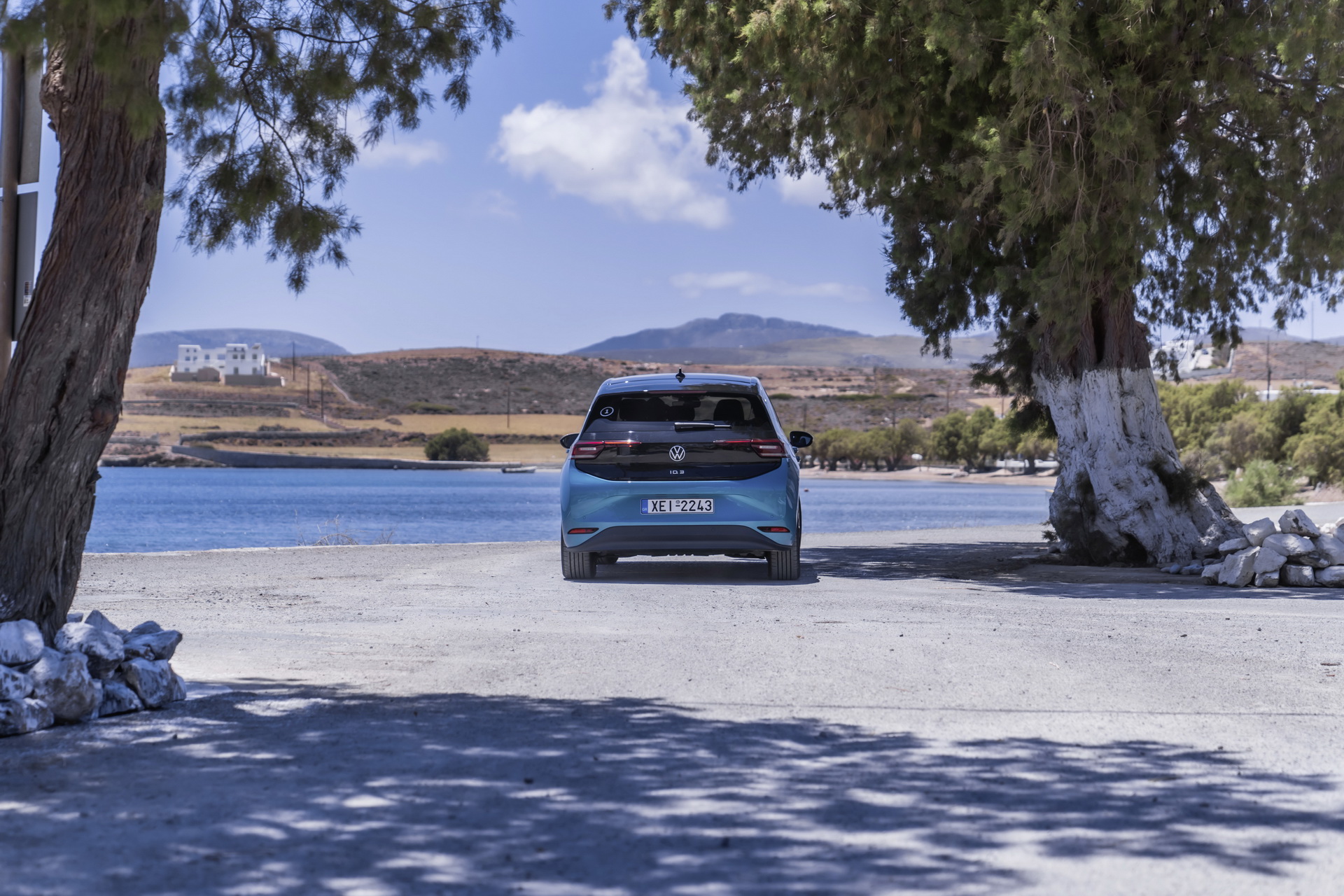 Greek Island Going EV-Only Gets Its First VW ID.4 Police Cars
