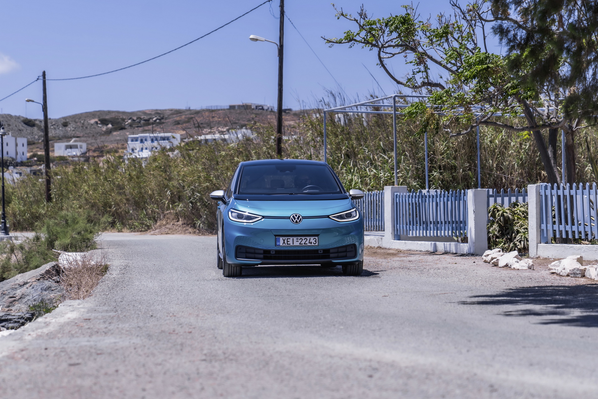 Greek Island Going EV-Only Gets Its First VW ID.4 Police Cars
