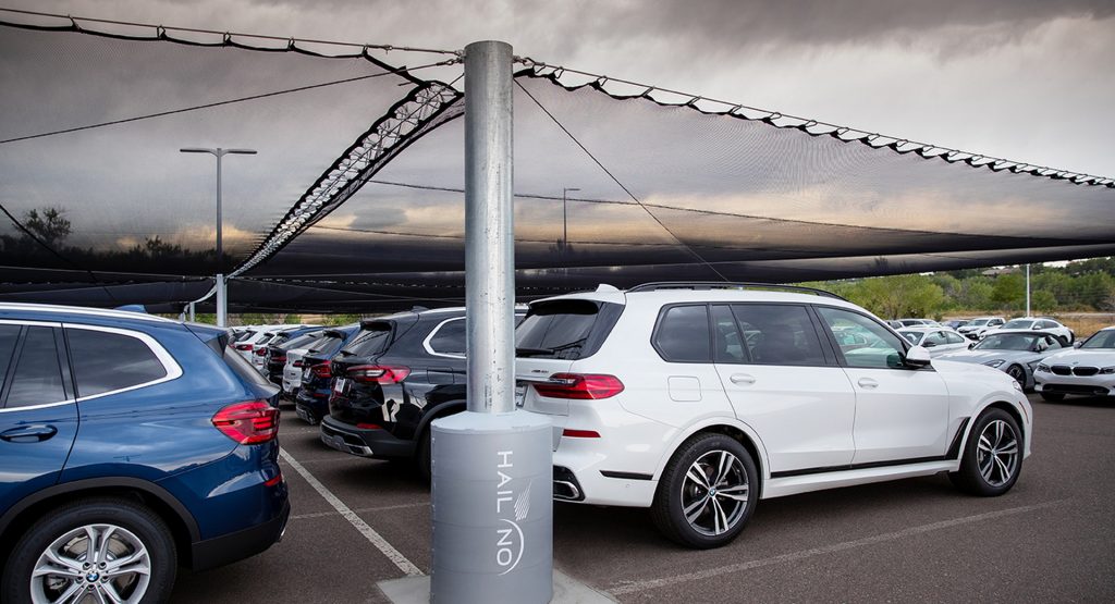  Colorado Dealer Creates “Hail No” Weather Protection Screen To Shelter Cars From Hail Damage