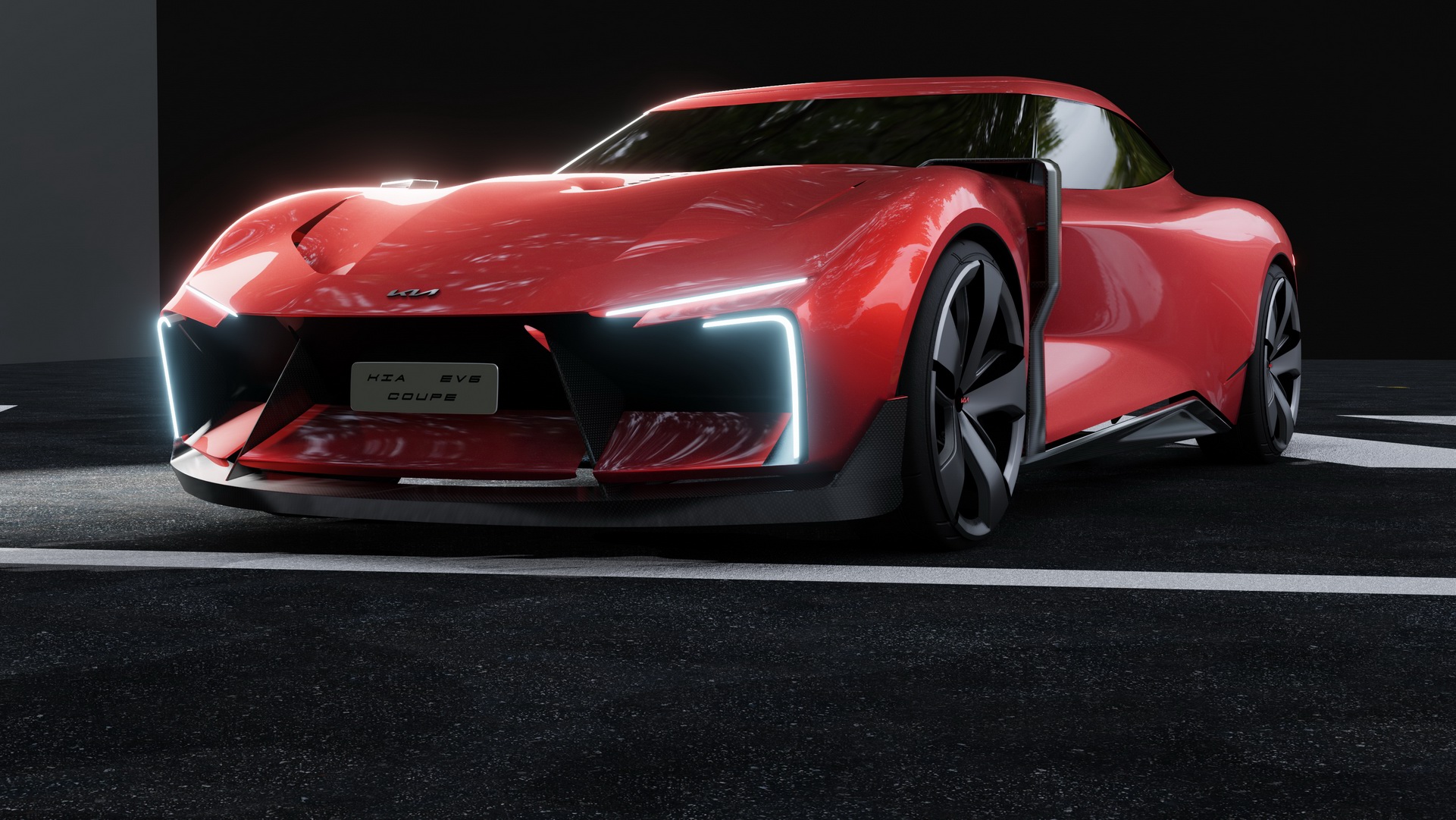 Kia EV6 Four-Door Coupe Render Makes For An Electrifying Stinger Replacement