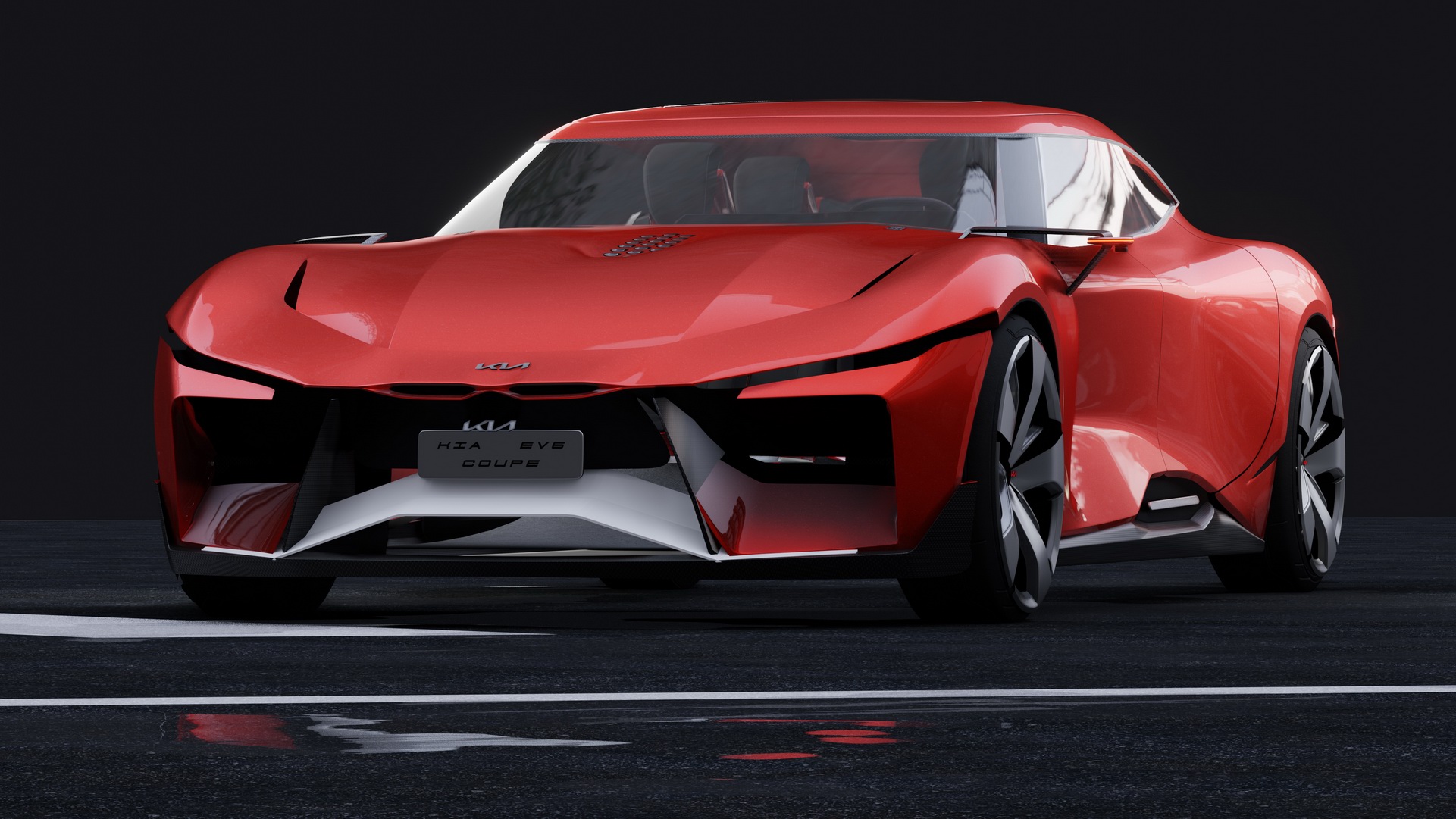 Kia EV6 Four-Door Coupe Render Makes For An Electrifying Stinger Replacement