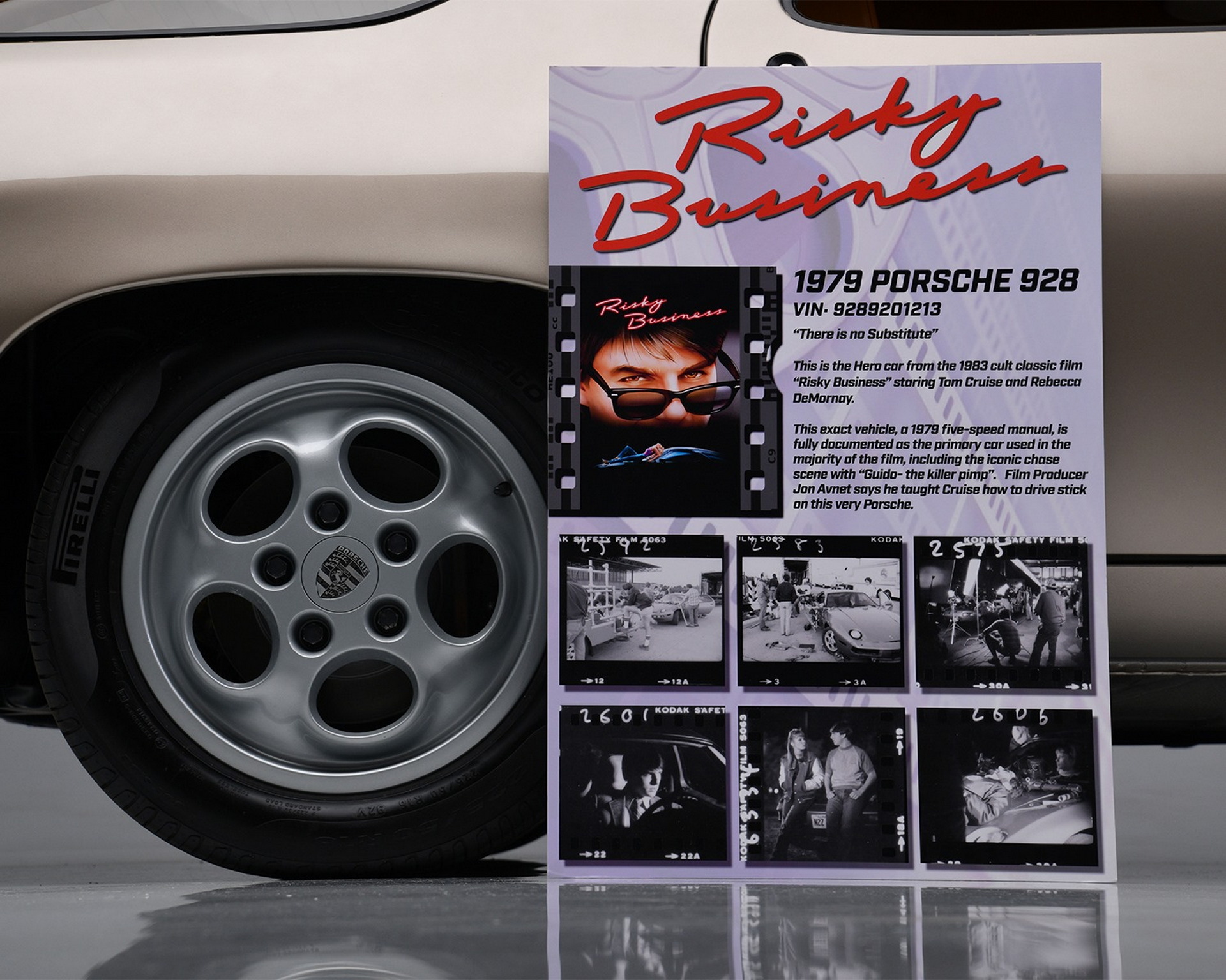 Porsche 928 Driven By Tom Cruise In Risky Business Will Cross The Auction Block Next Month