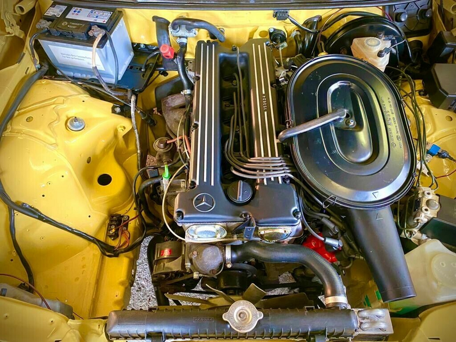 Mercedes W123 280CE With Zender And AMG Styling Is A Bright Yellow Youngtimer