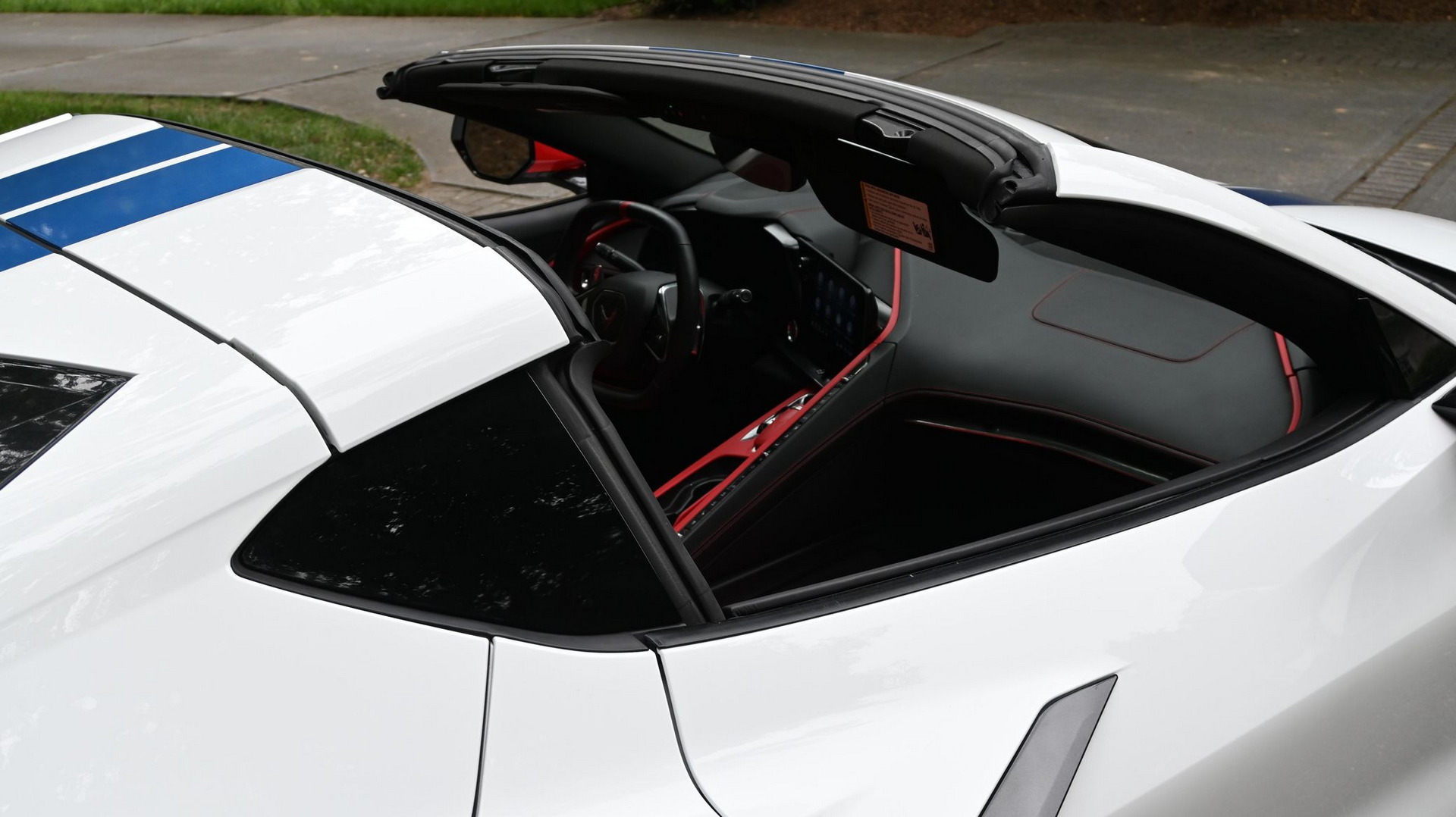 Red, White, And Blue C8 Corvette That Sold For $90k Screams “America”