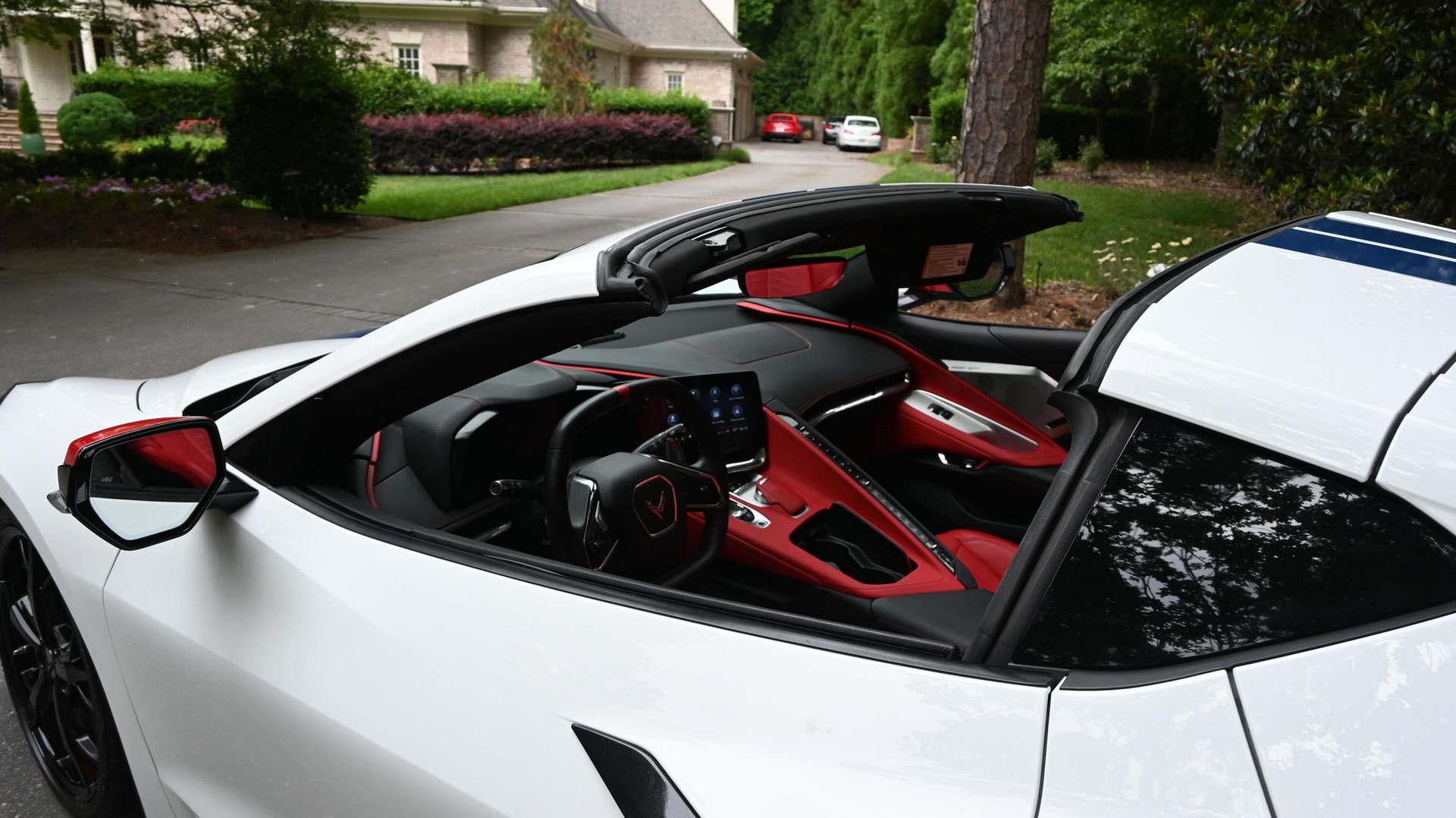 Red, White, And Blue C8 Corvette That Sold For $90k Screams “America”