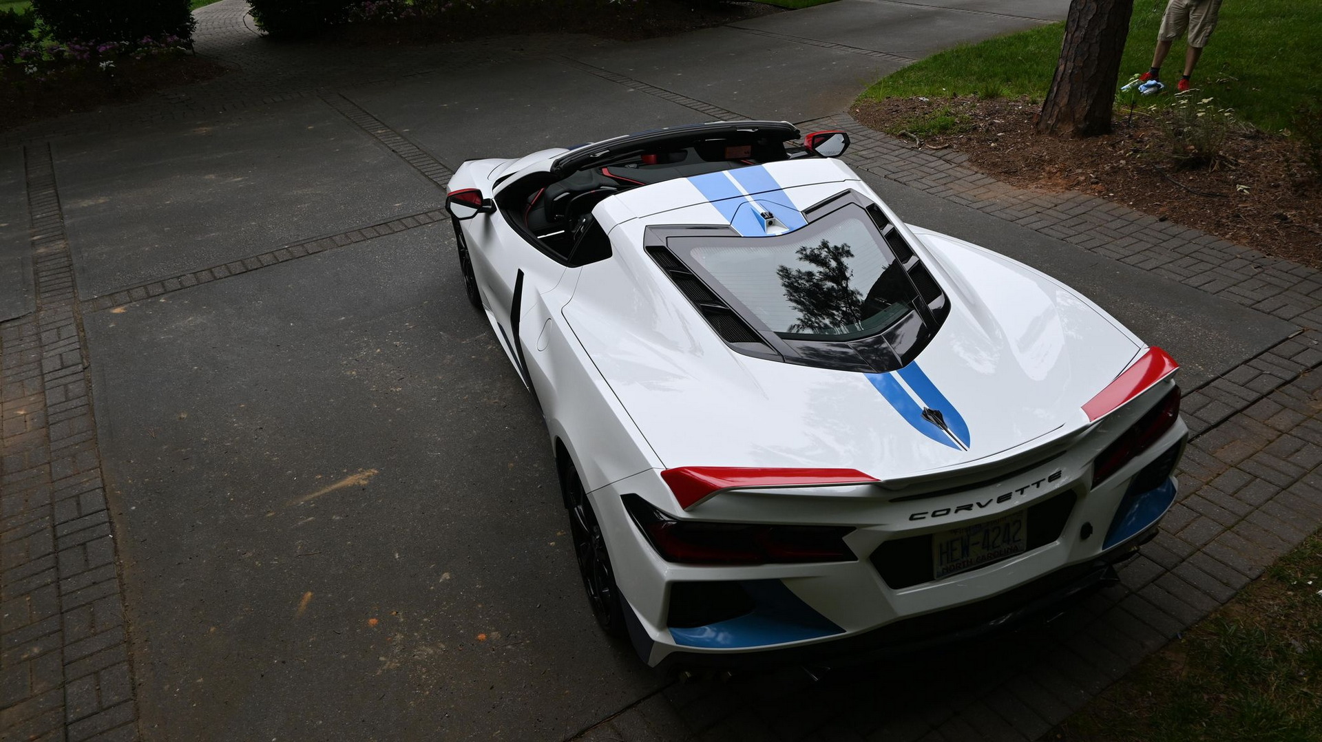 Red, White, And Blue C8 Corvette That Sold For $90k Screams “America”