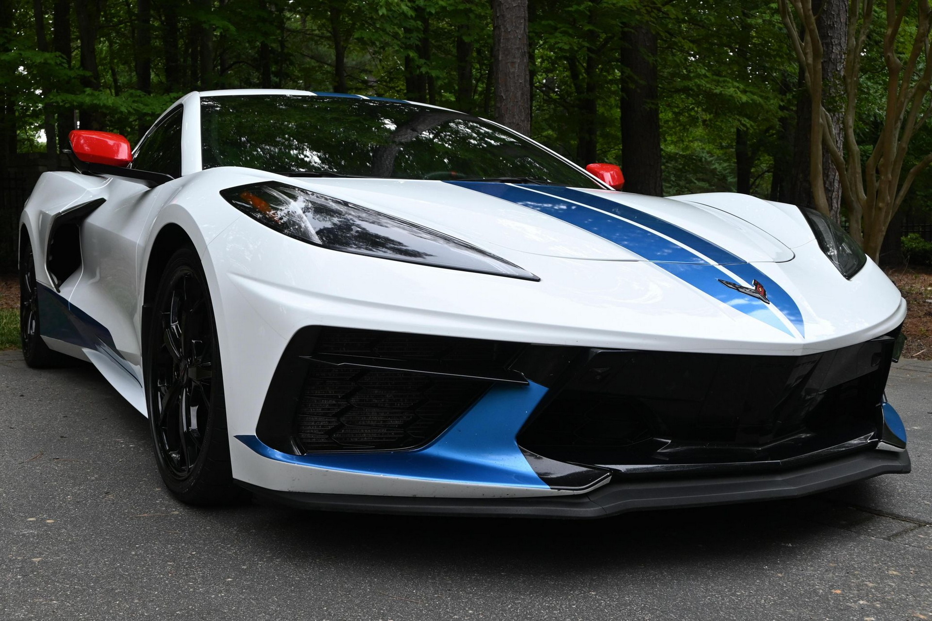 Red, White, And Blue C8 Corvette That Sold For $90k Screams “America”