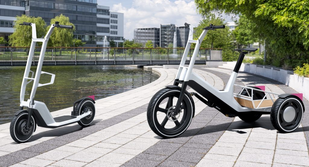  BMW Shows Off Electric Tricycle And FWD Scooter As Urban Transportation Solutions