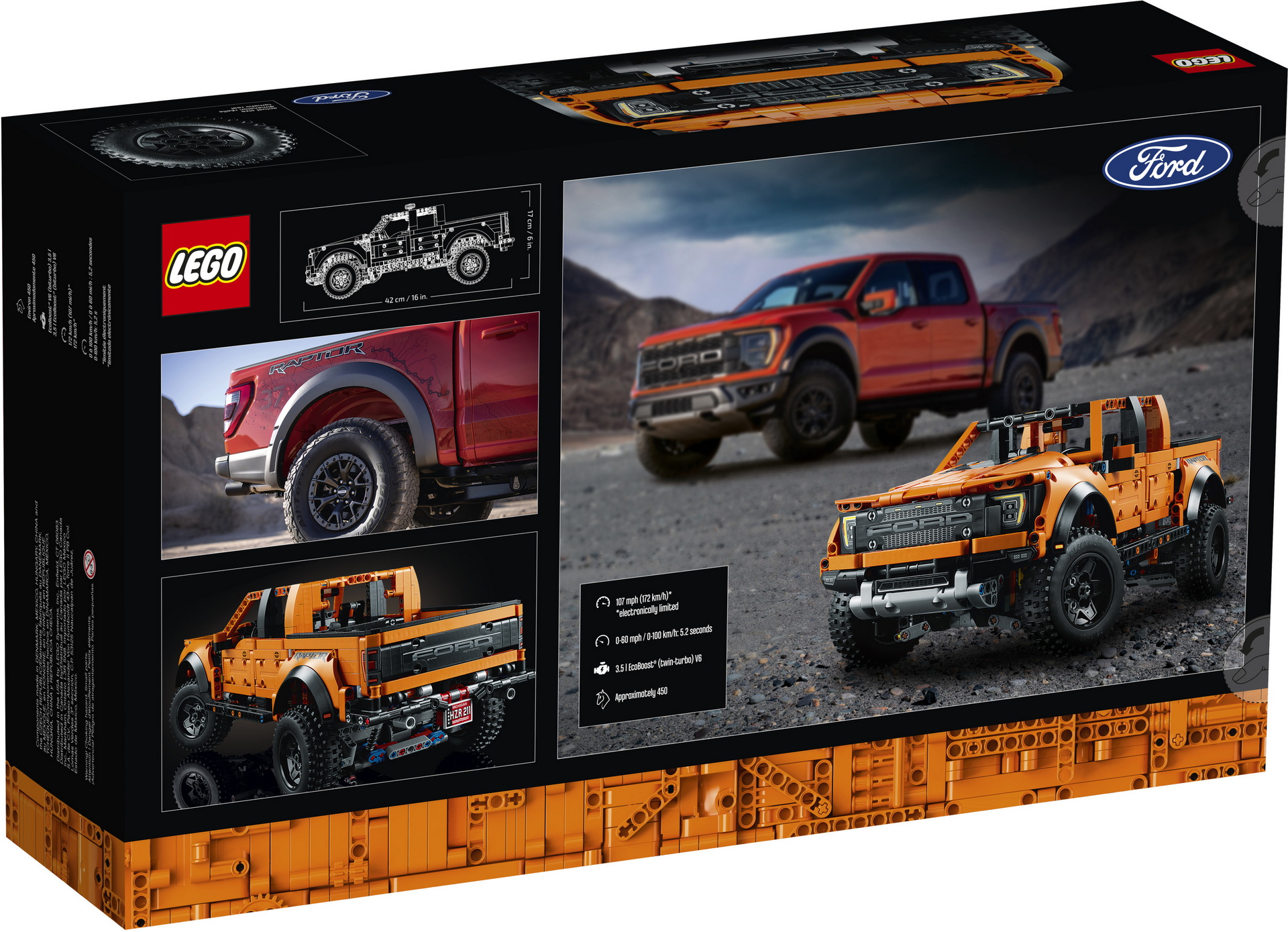 LEGO Releases 1,379-Piece Model Of The 2021 Ford F-150 Raptor For Your Building Pleasure