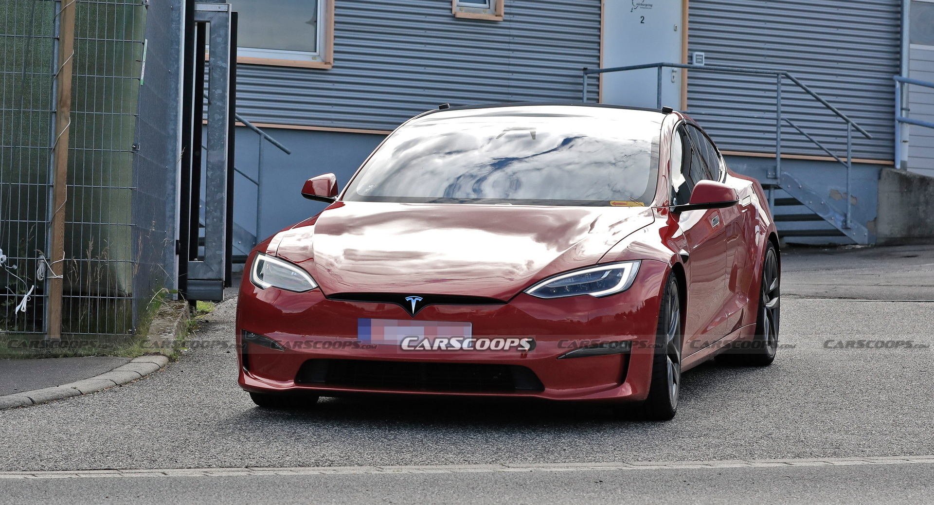Tesla Model S Plaid Caught Testing On The ‘Ring With Two Different Steering Wheels