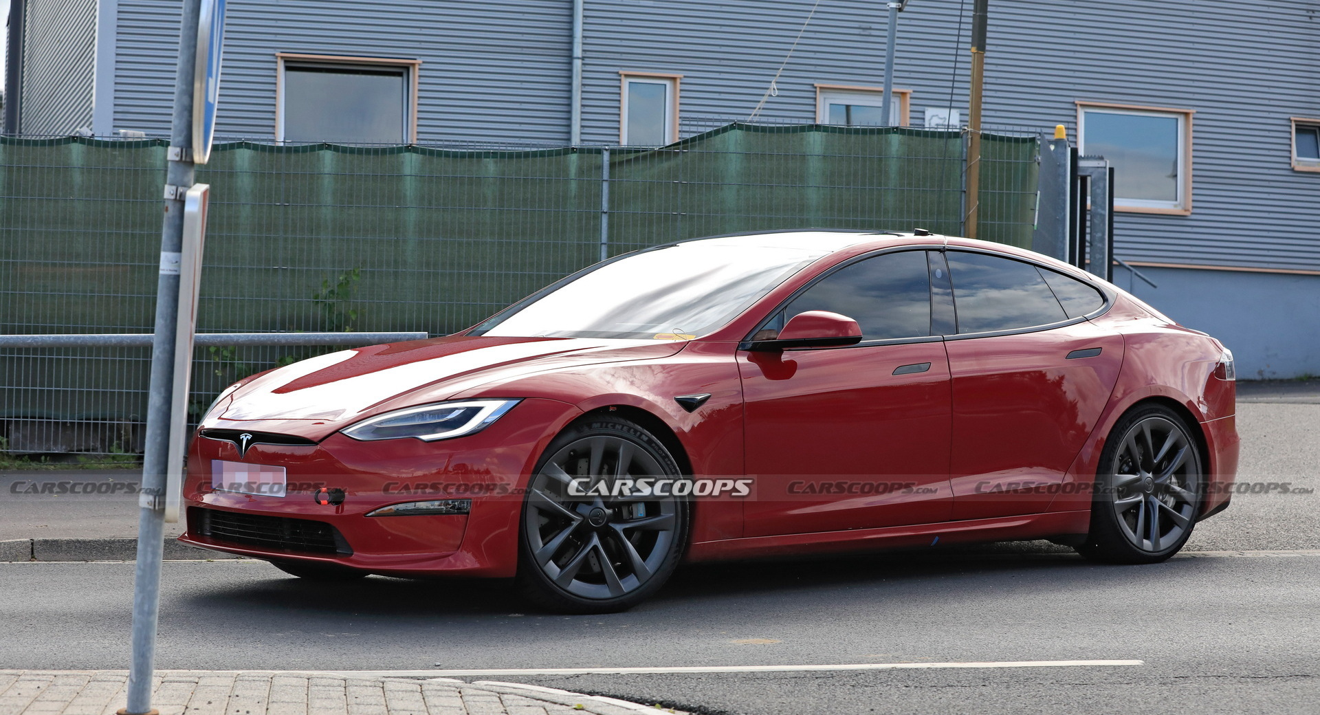 Tesla Model S Plaid Caught Testing On The ‘Ring With Two Different Steering Wheels