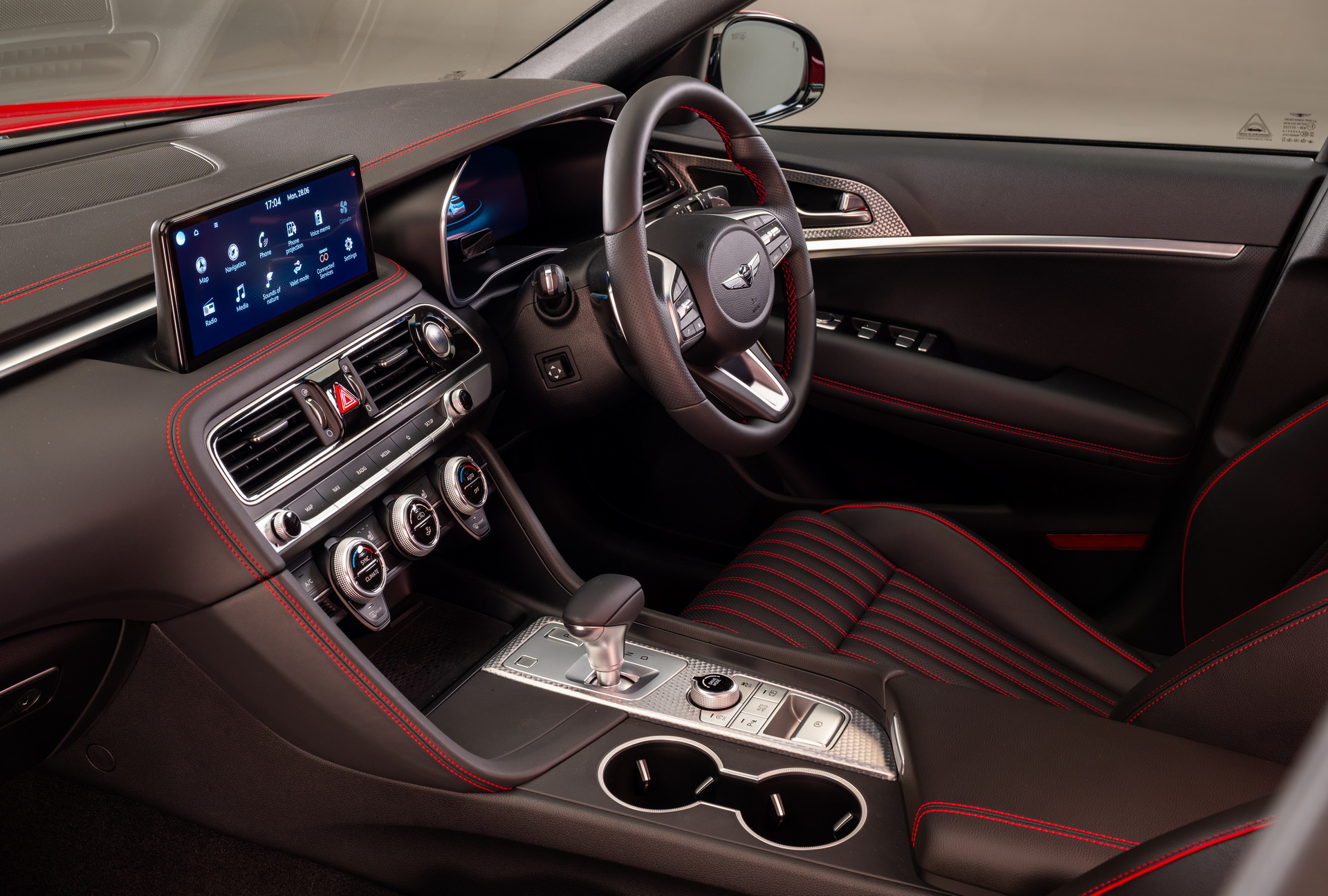 Genesis G70 Shooting Brake Flies Up The Goodwood Hillclimb Chased By A Drone