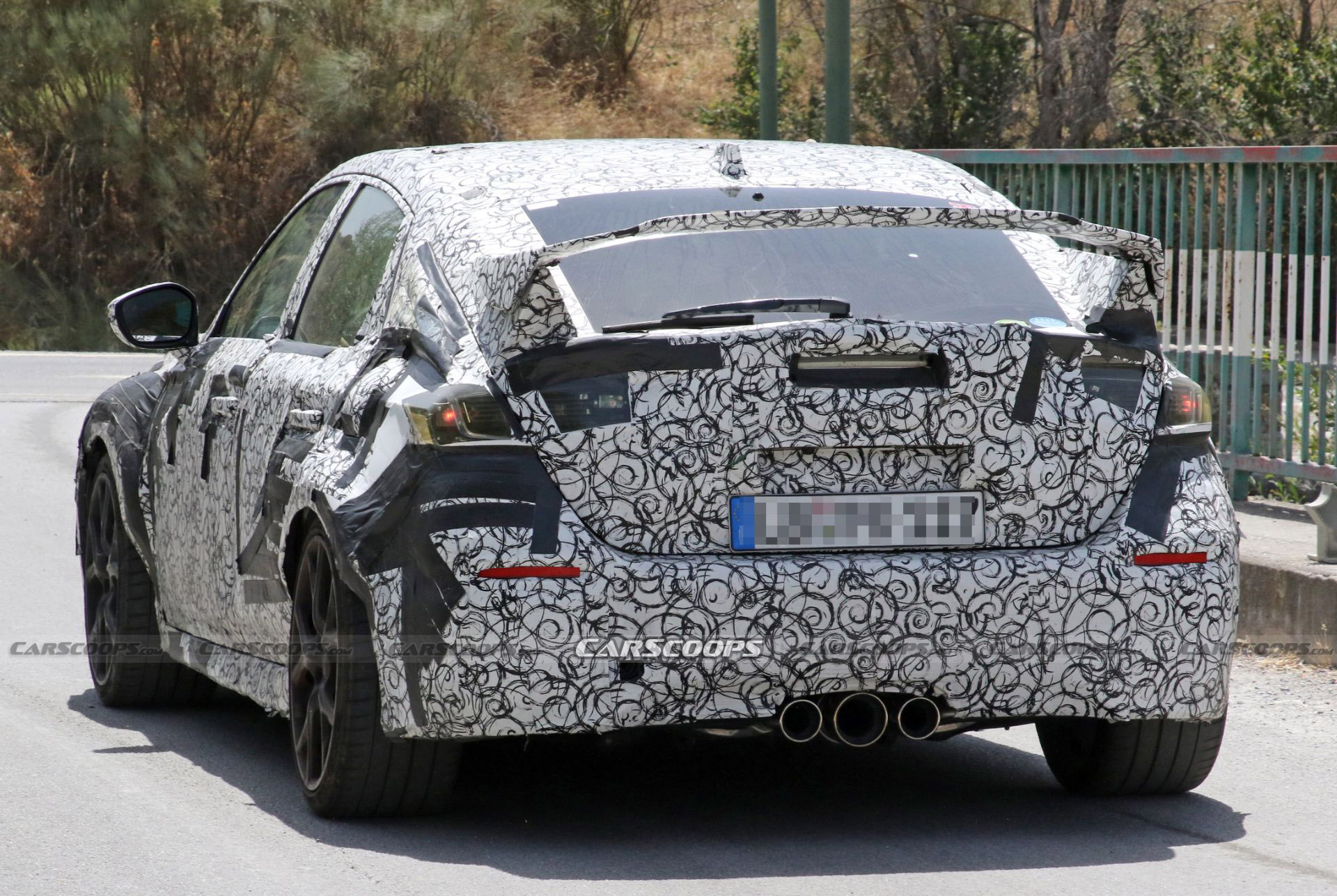 2022 Civic Type R Spied Testing Honda’s Last Non-Hybrid Powertrain