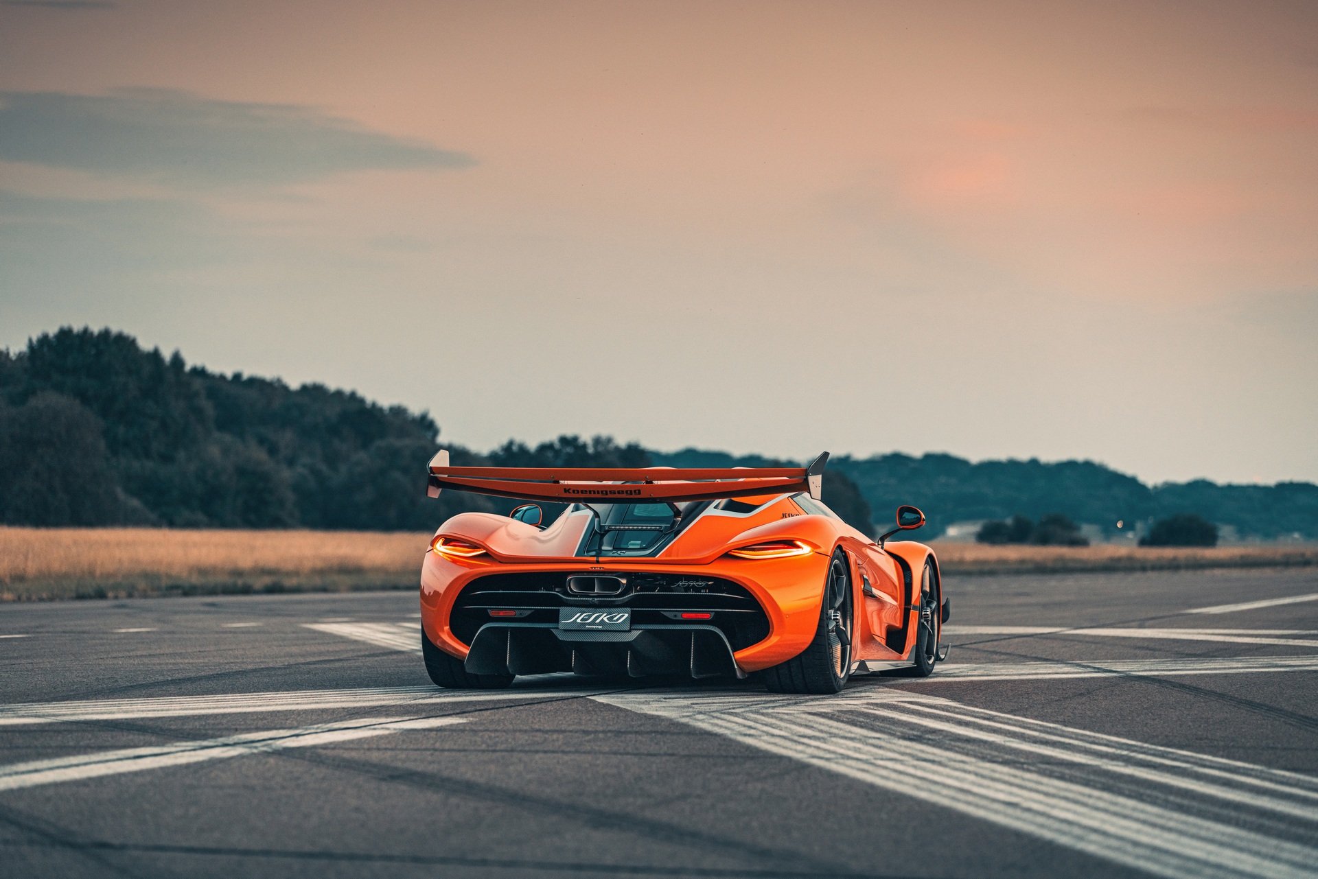 Koenigsegg Signals Jesko’s Production Start With New Bright Orange Test Car
