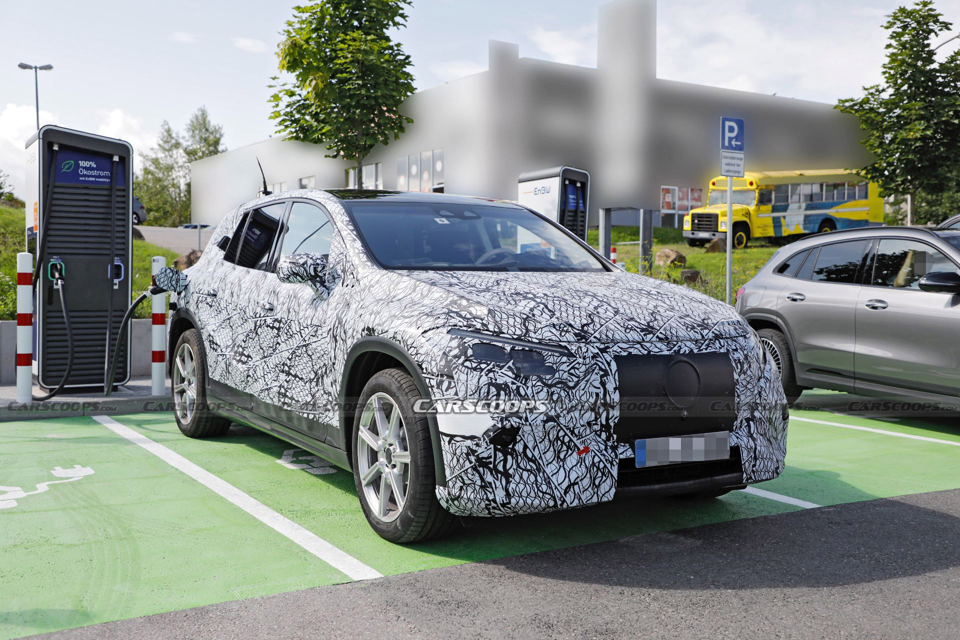2022 Mercedes EQS Electric SUV Sheds More Camo But Surprises No One
