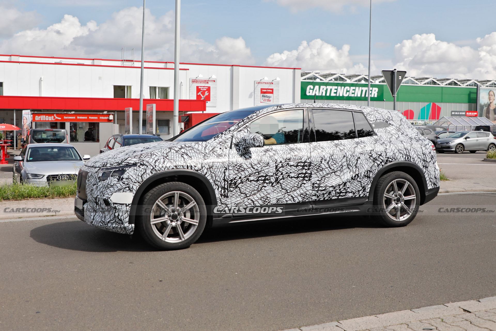 2022 Mercedes EQS Electric SUV Sheds More Camo But Surprises No One