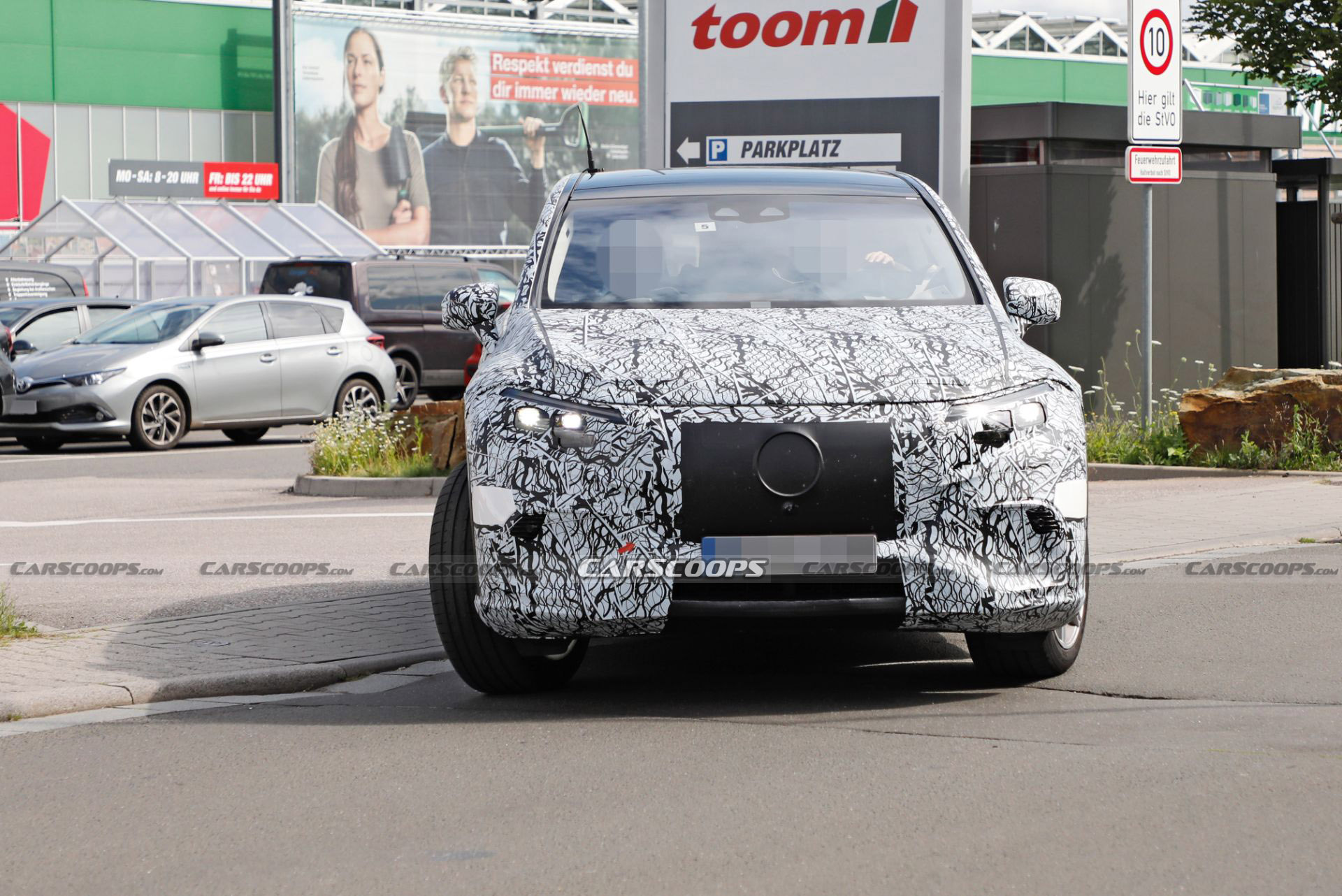 2022 Mercedes EQS Electric SUV Sheds More Camo But Surprises No One