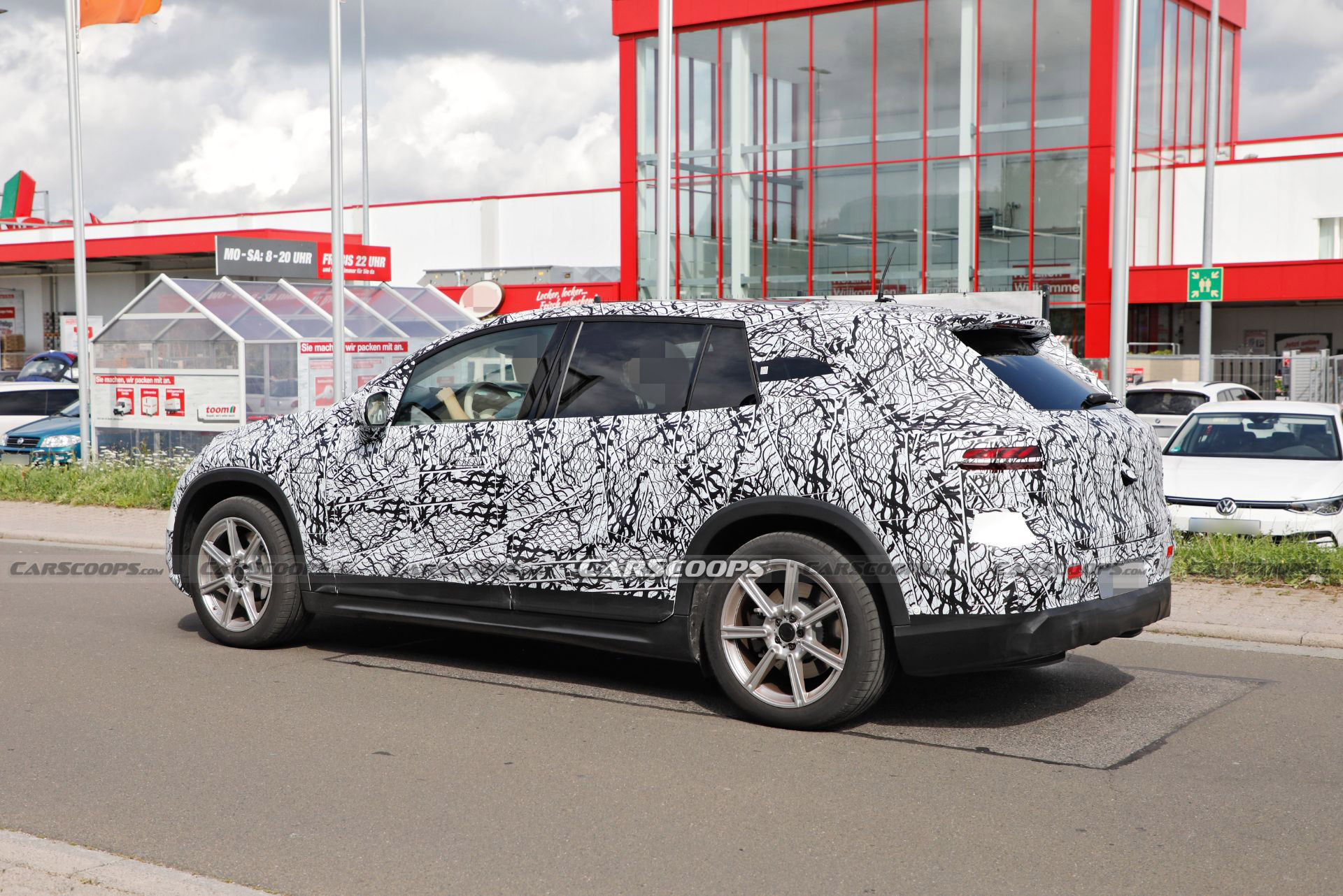 2022 Mercedes EQS Electric SUV Sheds More Camo But Surprises No One