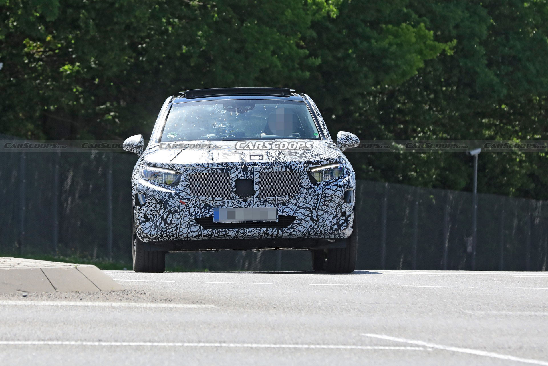 2023 Mercedes GLC Spied With Production Lighting Units