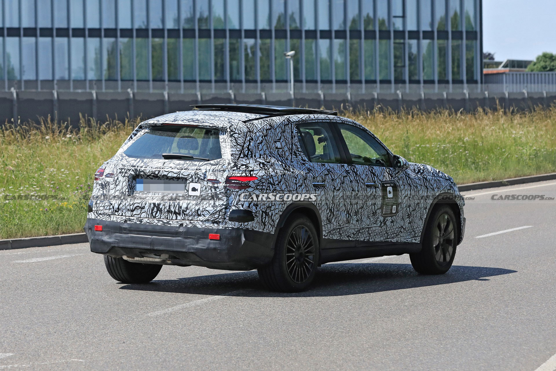 2023 Mercedes GLC Spied With Production Lighting Units