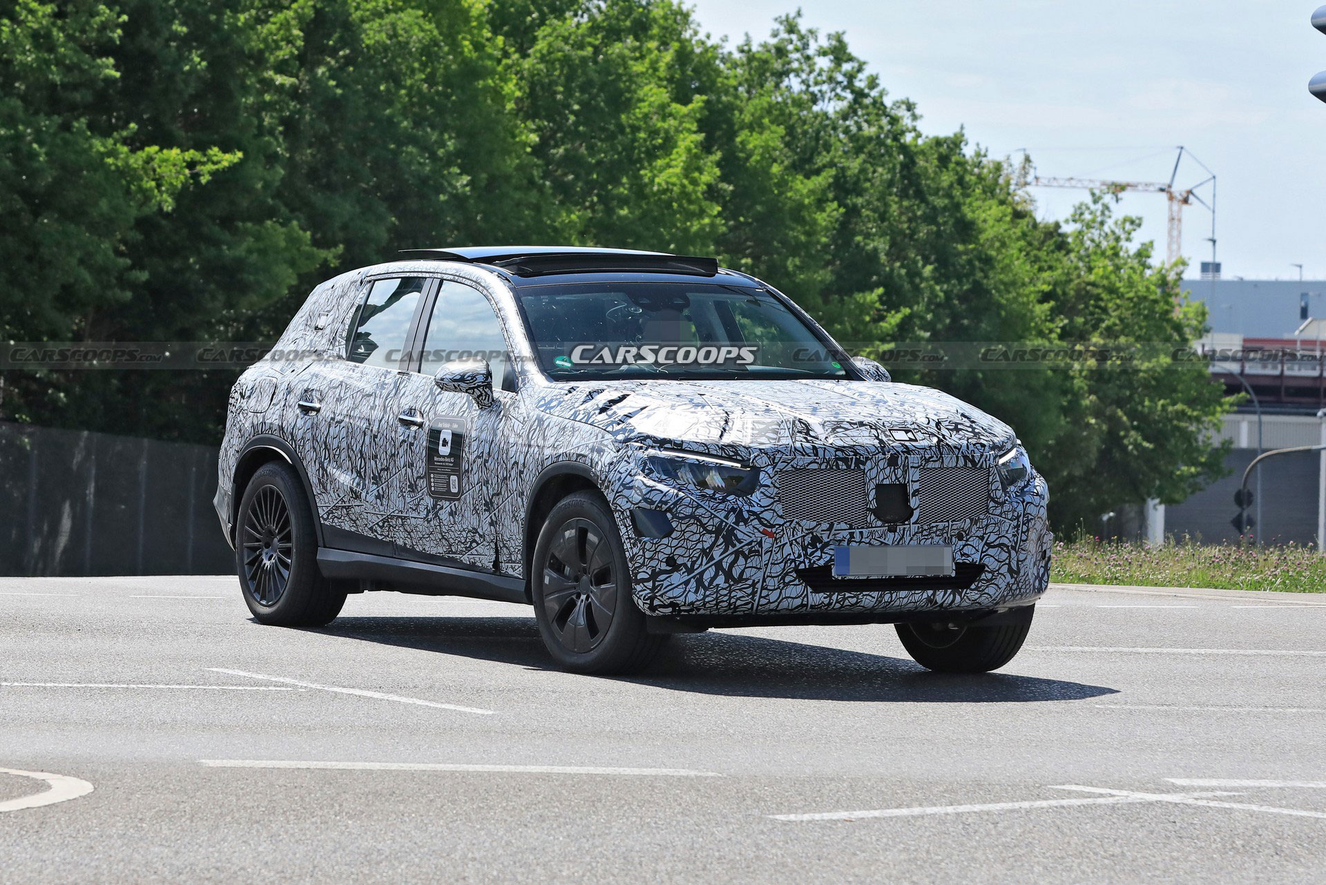 2023 Mercedes GLC Spied With Production Lighting Units