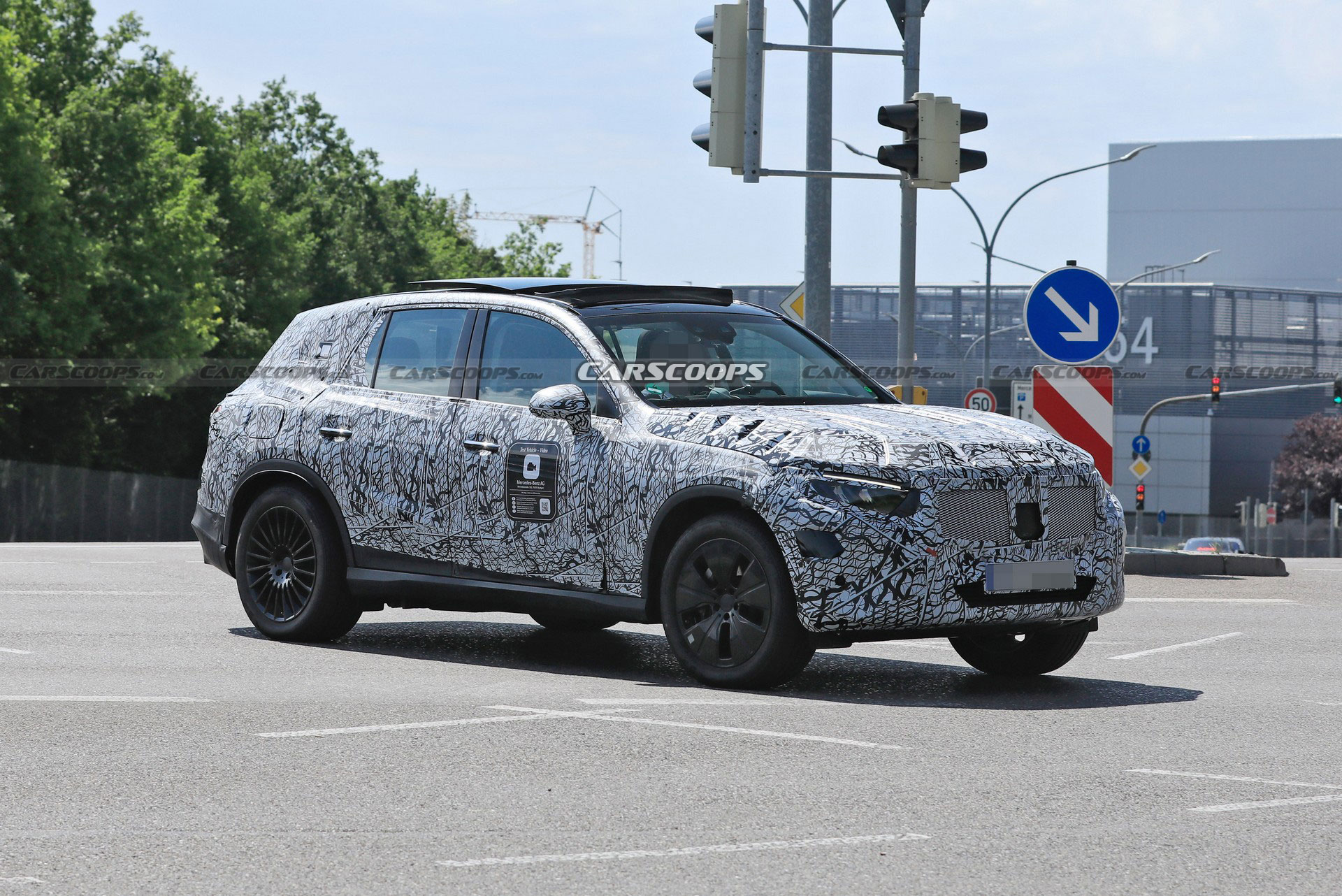 2023 Mercedes GLC Spied With Production Lighting Units